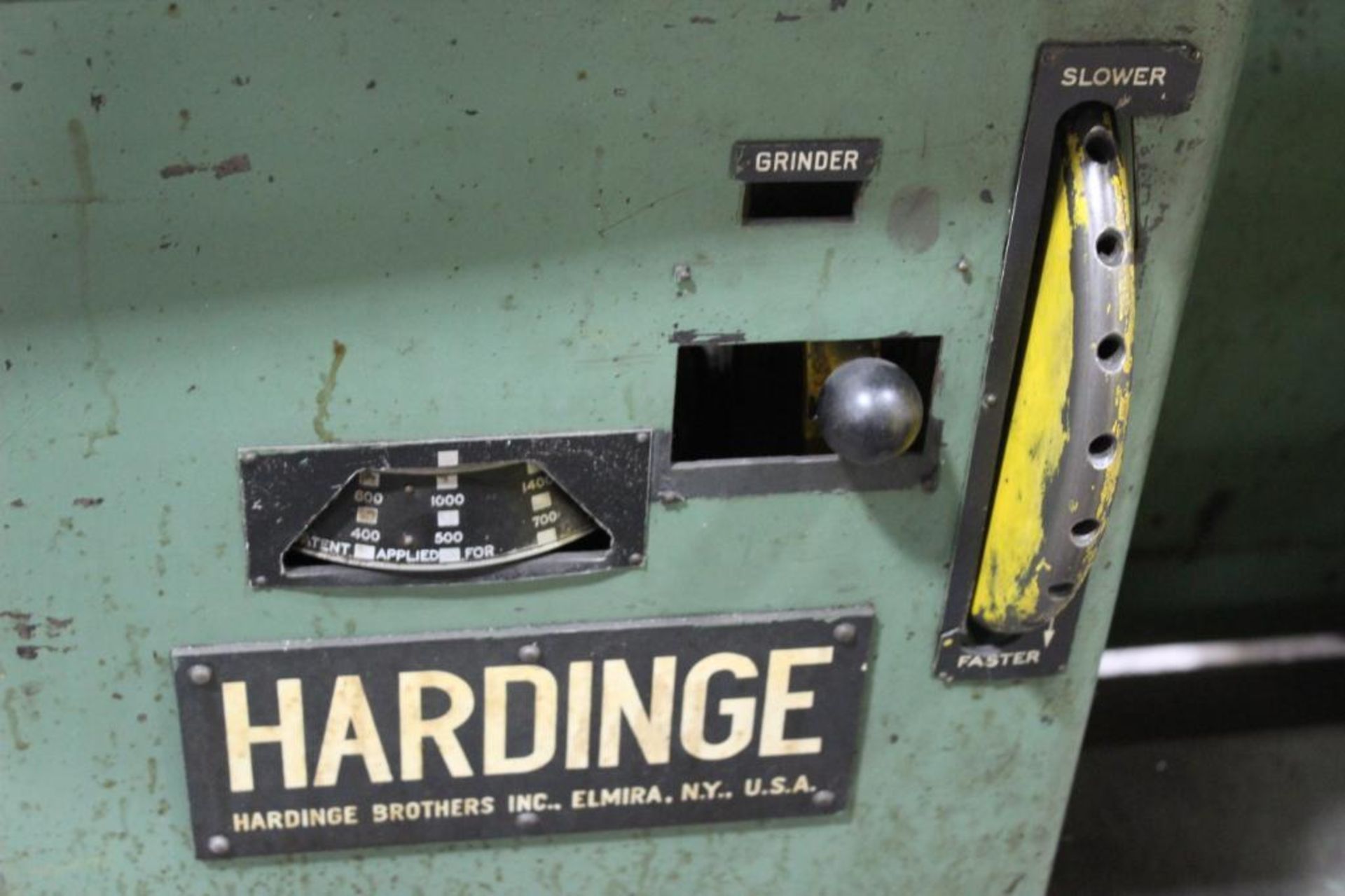 Hardinge Model WE-59 Precision Lathe S/N: V59-991-1, Cabinet Base, Swivel Compound, 2-HP motor Drive - Image 5 of 9