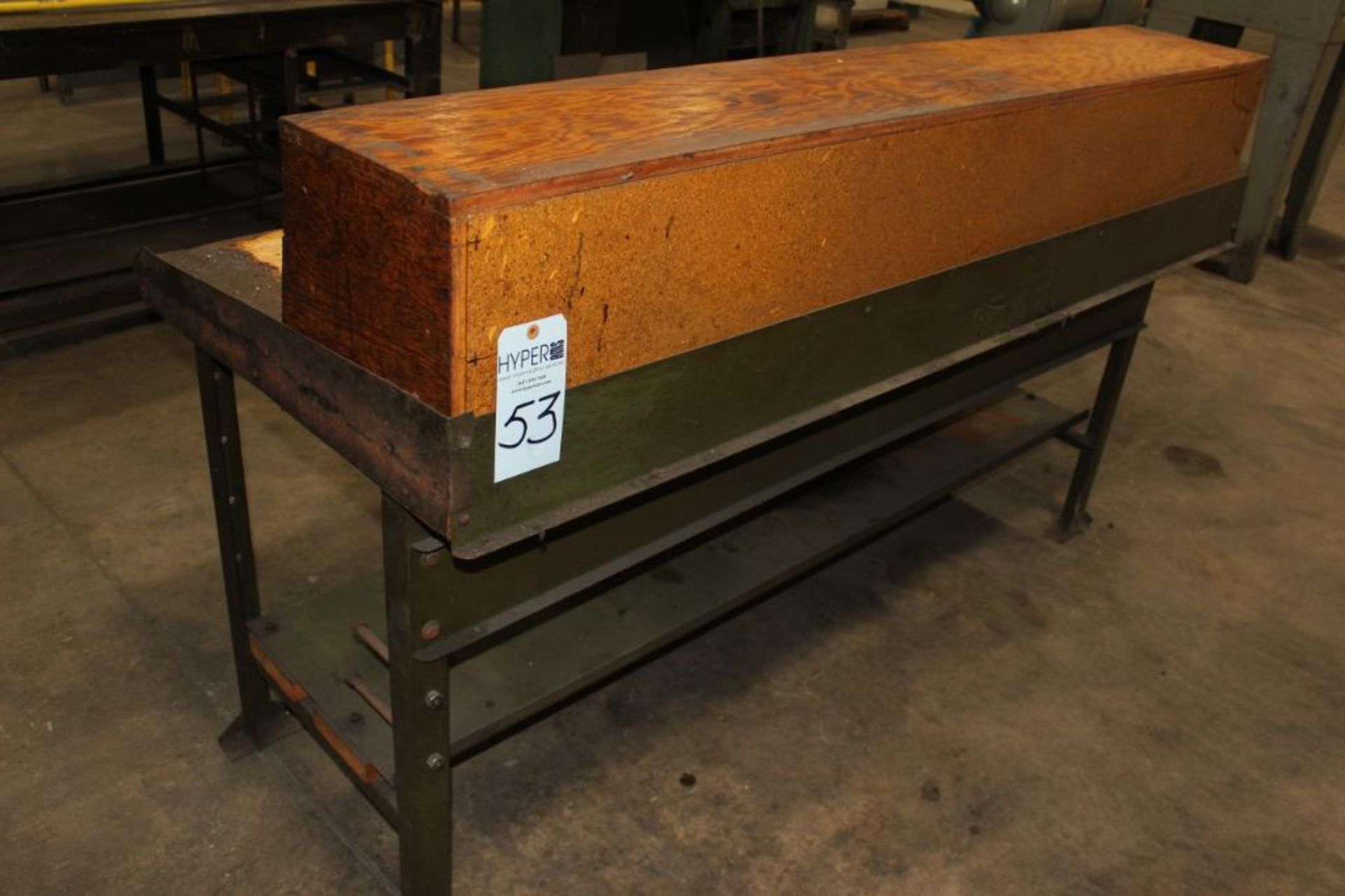 (1)- 6'x30" Wood Top Workbench