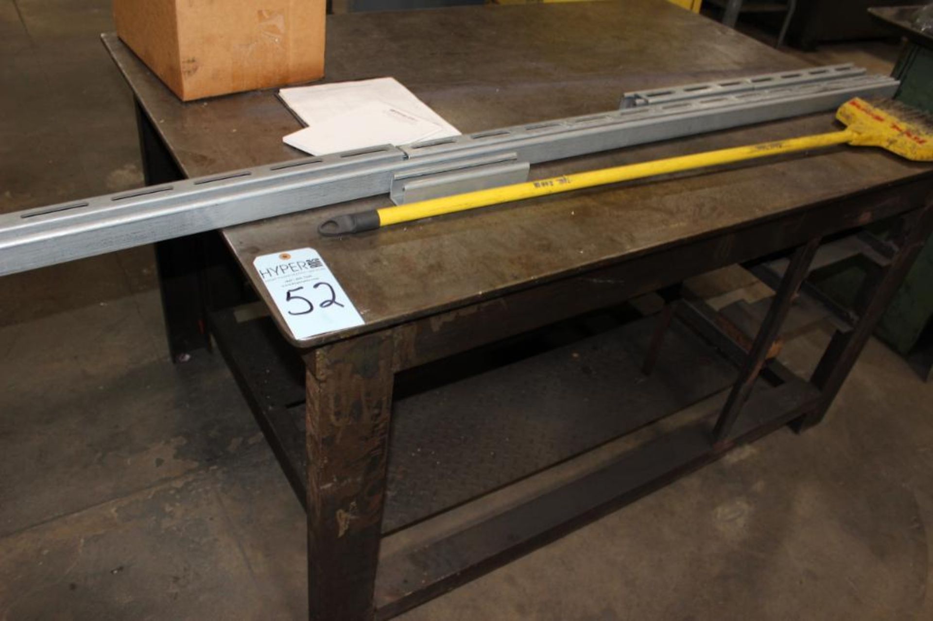 (1)- 5'x40" Steel Top Workbench