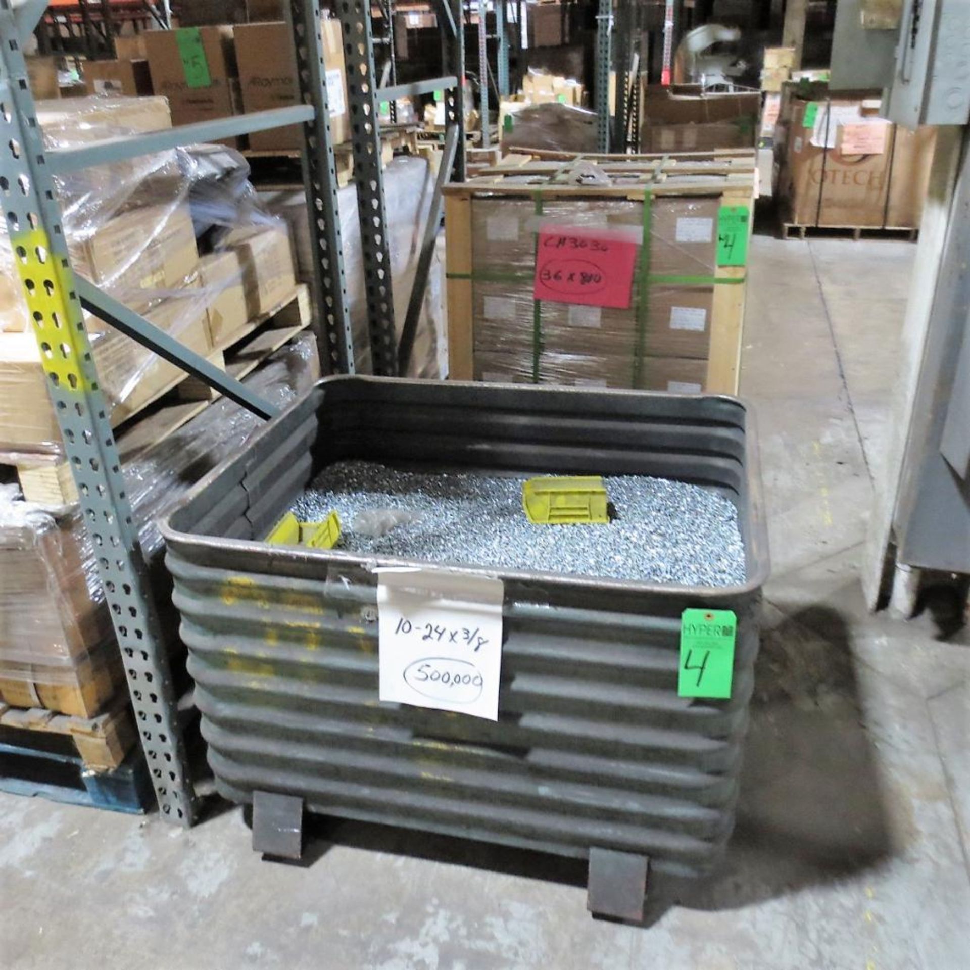 Appx. (36) Boxes on Pallet of Coat Rod Hooks Steel Z/P 800 to Box 3/16 x 4/3/4 PO22279P/N CH-3030, S