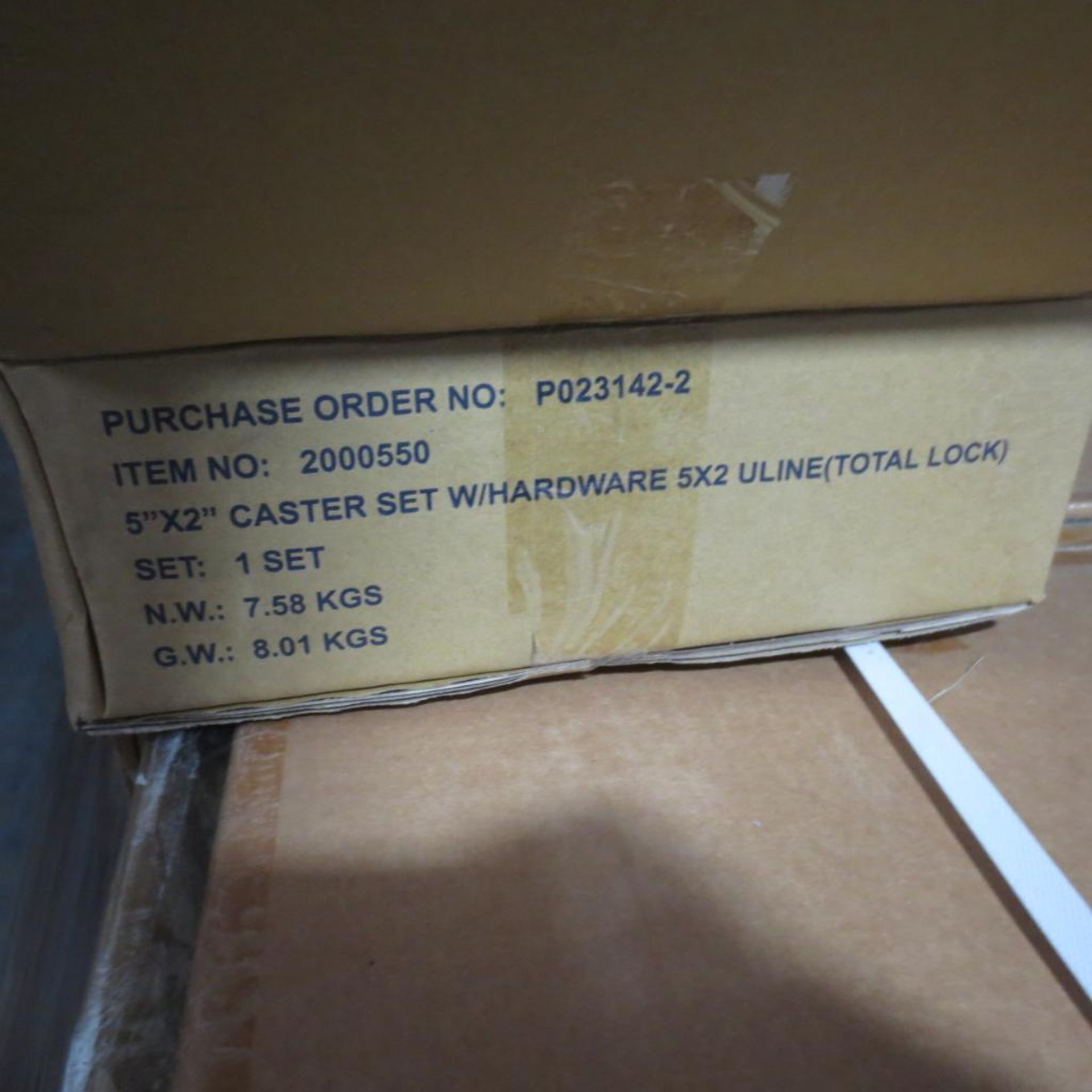 Appx. 135 Box of 1 Set of Casters 2000550 Loc North East by AB 24 - Image 2 of 3