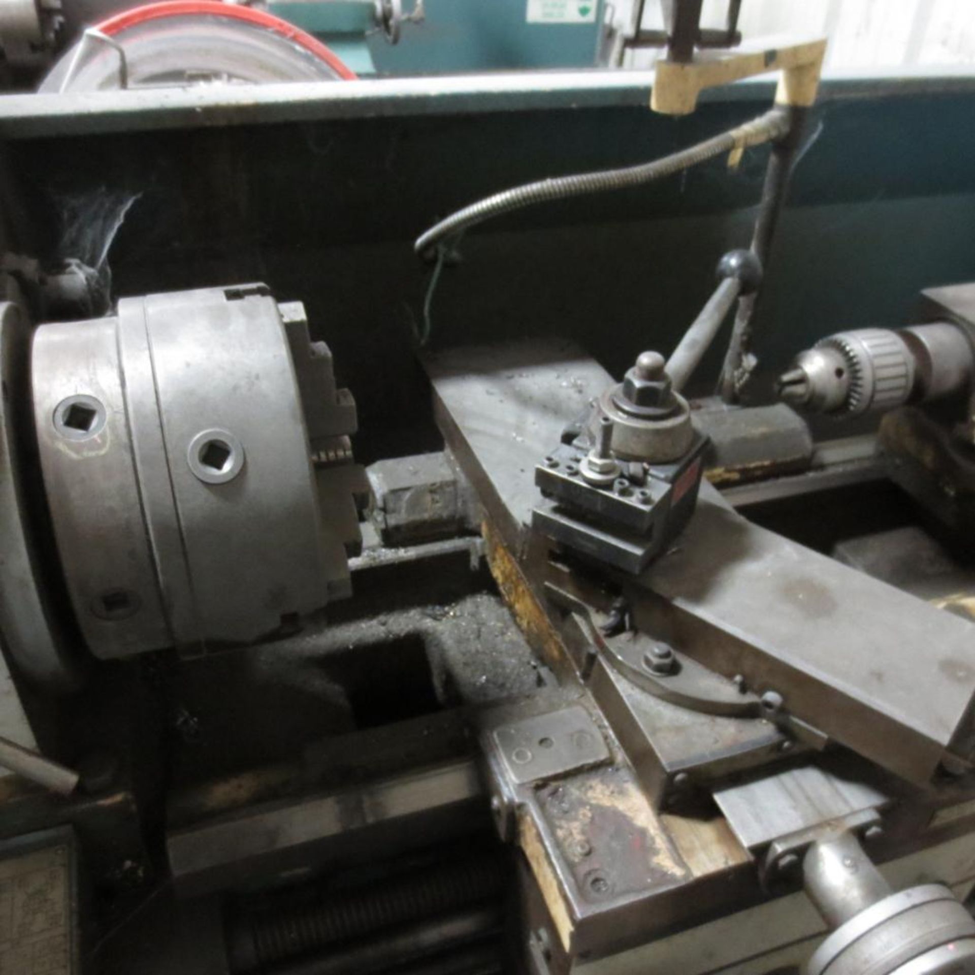 Jet Lathe, Gap Bed, 3 1/4" Hole, 16" Swing, 60" Bed, 3 Jaw Chuck, S/N 96-81-765CG With Aloris Tool P - Image 4 of 6