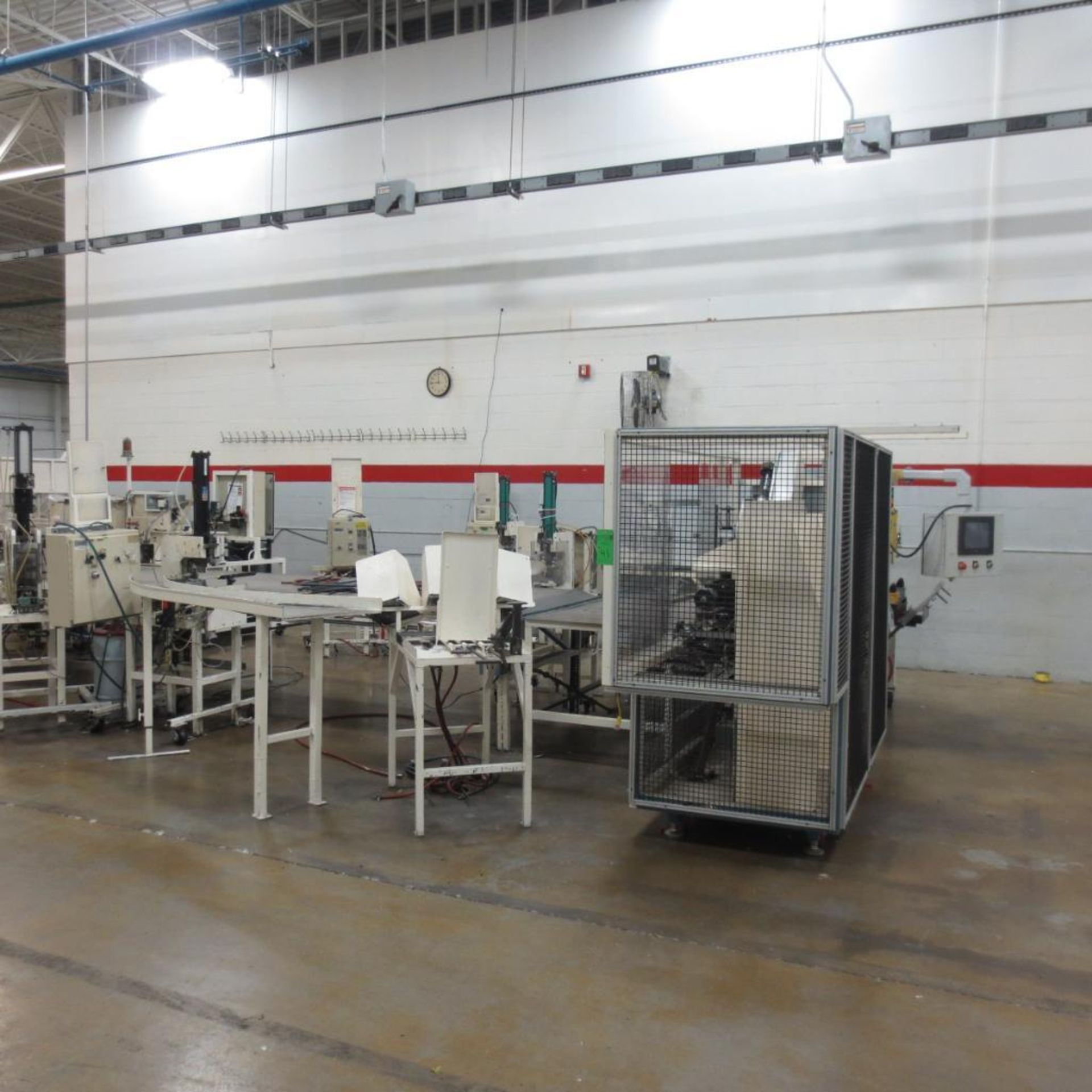 Work Cell Consisting of 4 Press Units, Bend Tube Machine, Belisle Tube Bender, 2 Button Machine and - Image 2 of 19
