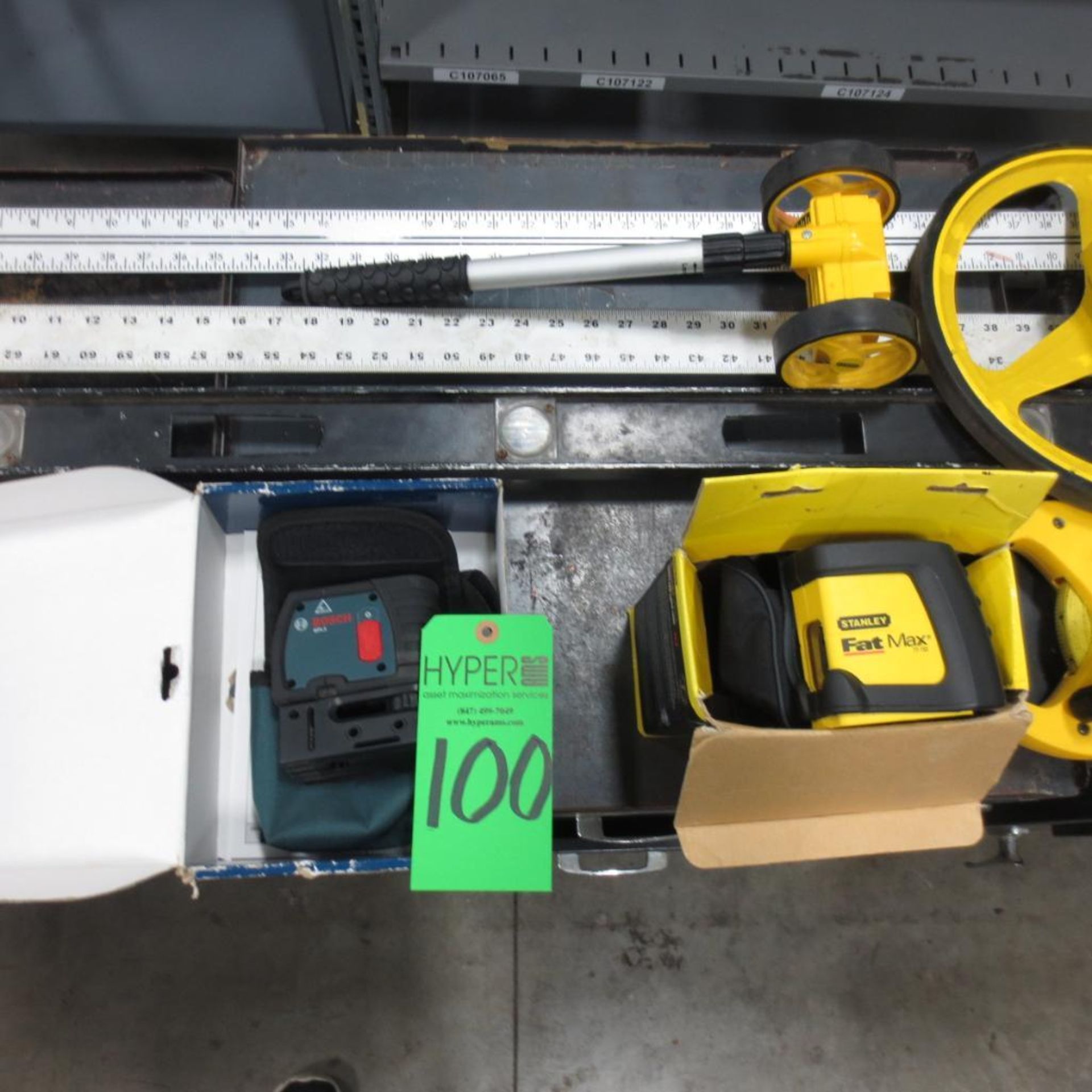 Tape Measures, Rollers, Level, Laser Levels,.**Lot Located at 2395 Dakota Drive, Grafton, WI 53024** - Image 2 of 4