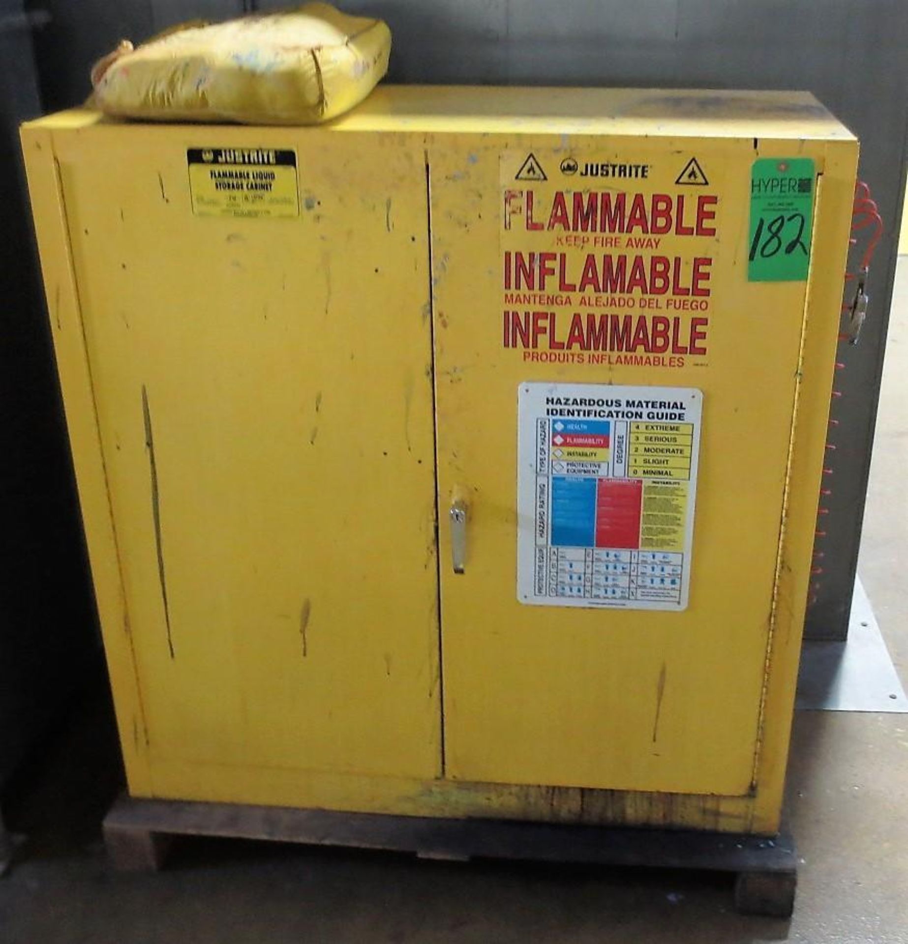 Two Door Flammable Storage Cabinet.**Lot Located at 2395 Dakota Drive, Grafton, WI 53024**