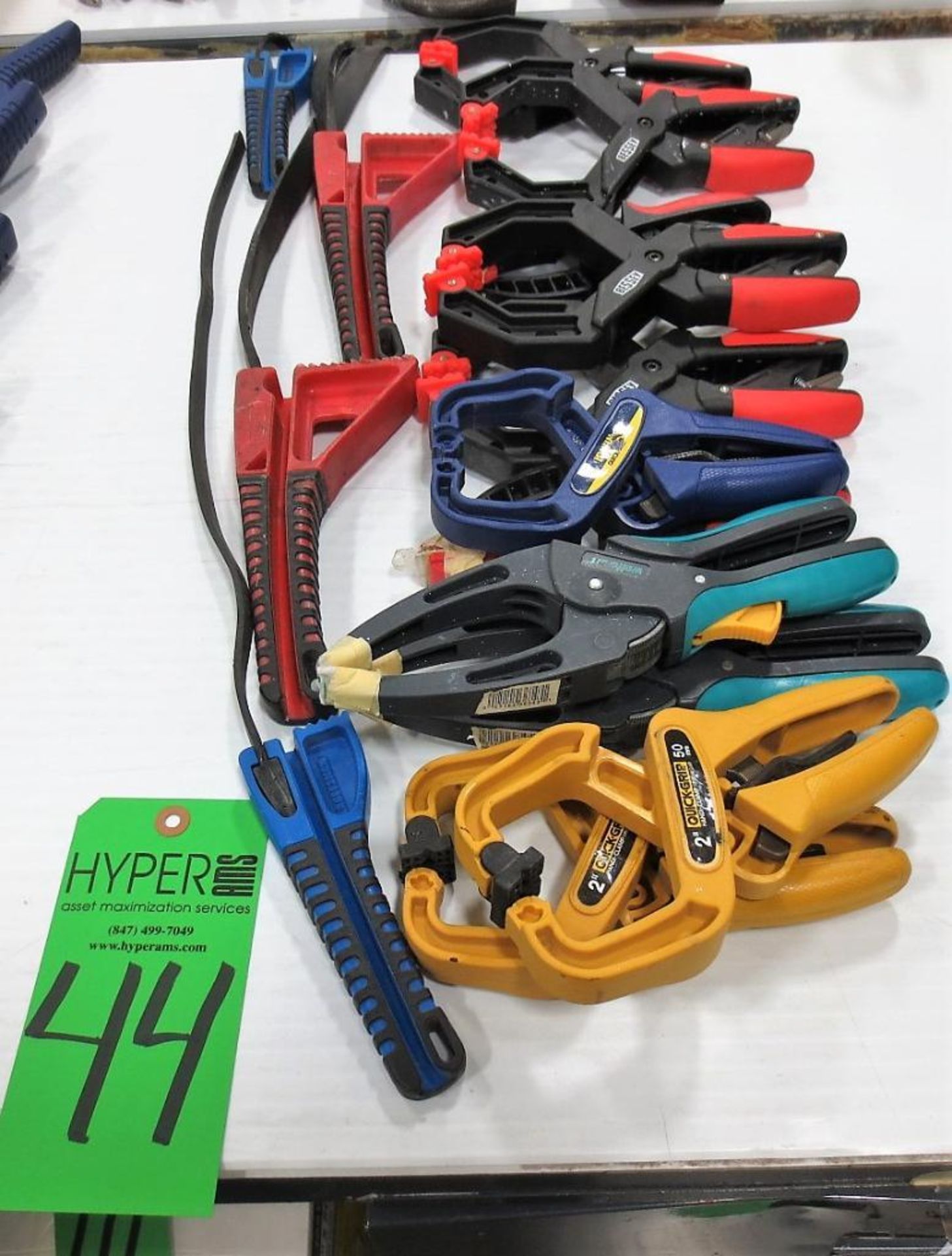 Assortment of Clamps.**Lot Located at 2395 Dakota Drive, Grafton, WI 53024**