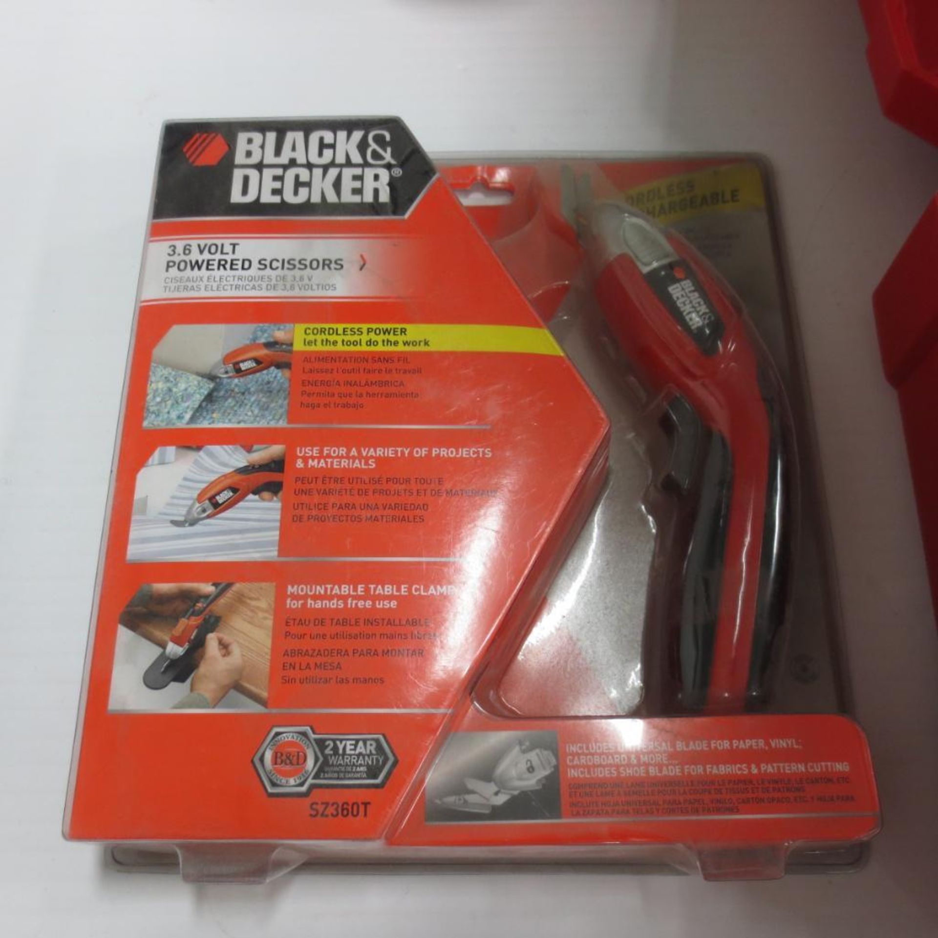 (2) Black and Decker 3.6V Powered Scissors.**Lot Located at 2395 Dakota Drive, Grafton, WI 53024** - Image 2 of 2