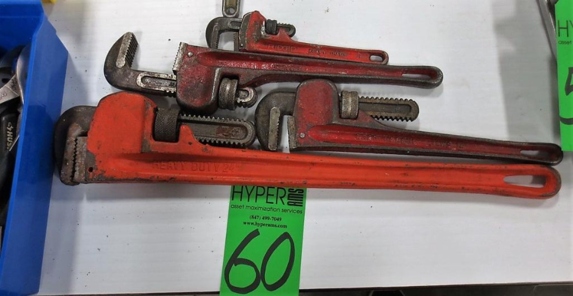 (4) Pipe Wrenches.**Lot Located at 2395 Dakota Drive, Grafton, WI 53024**