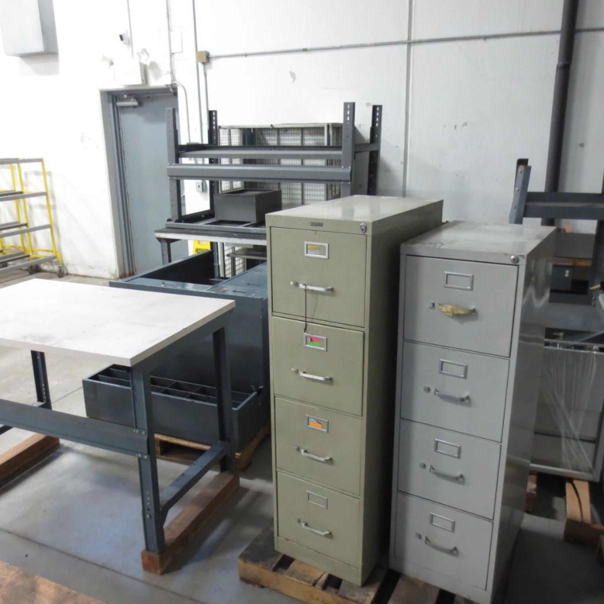 Work Benches, File Cabinets and Shelf.**Lot located at 651 N Dekora Woods Blvd., Saukville, WI 53080 - Image 7 of 7