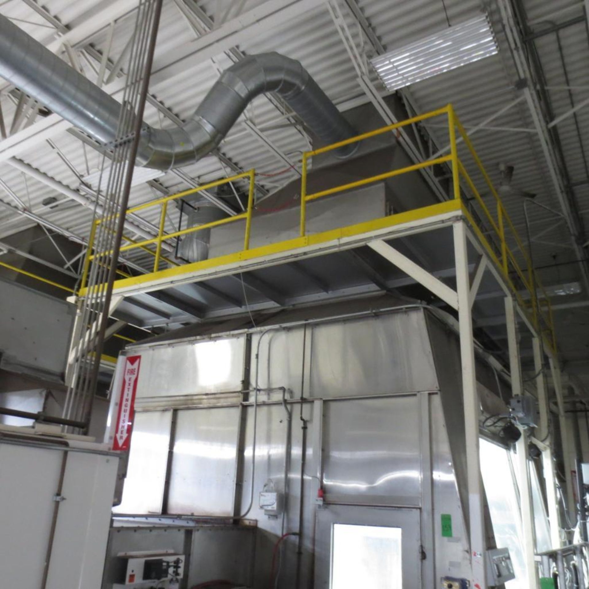 Paint Line with Conveyorized Floor Type Chain, IHEI Gas Fired Oven, Stainless Steel Water Wash Paint - Image 9 of 72