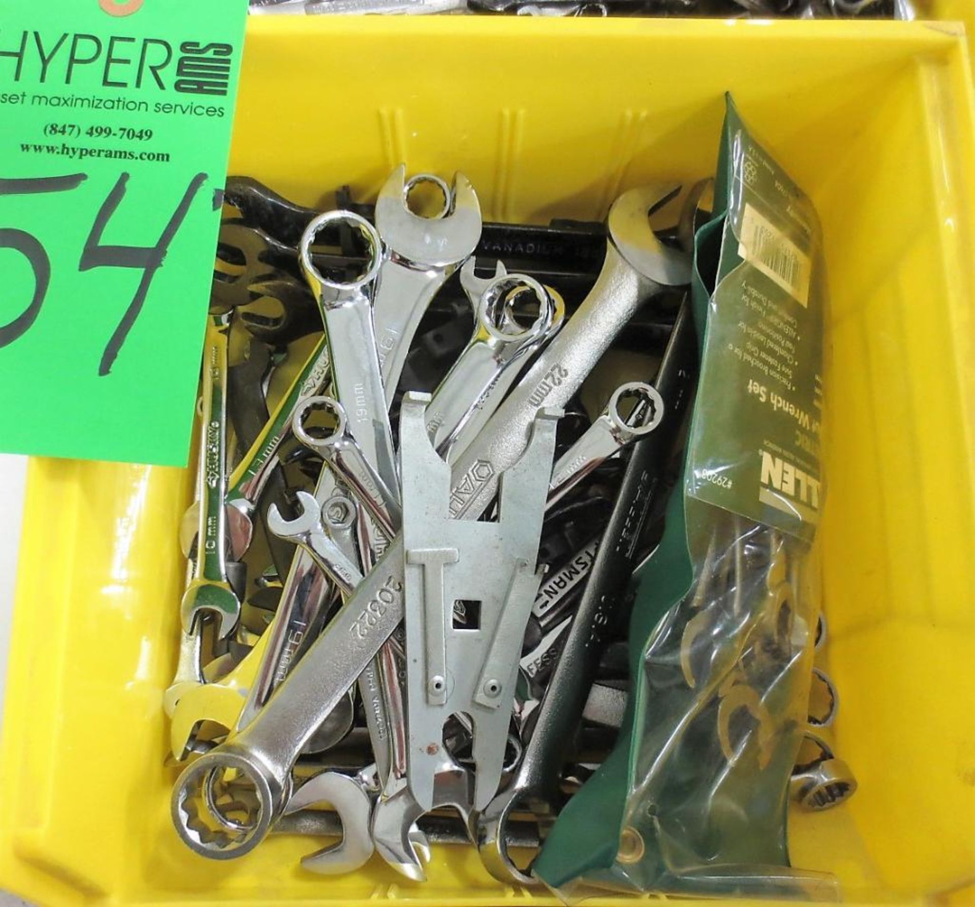 Assortment of Wrenches.**Lot Located at 2395 Dakota Drive, Grafton, WI 53024**