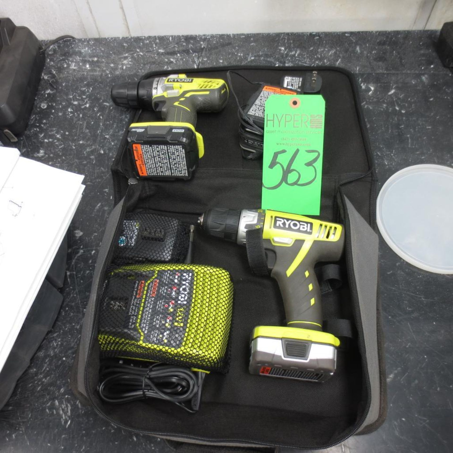 (2) Ryobi 12V Drills.**Lot located at 651 N Dekora Woods Blvd., Saukville, WI 53080**