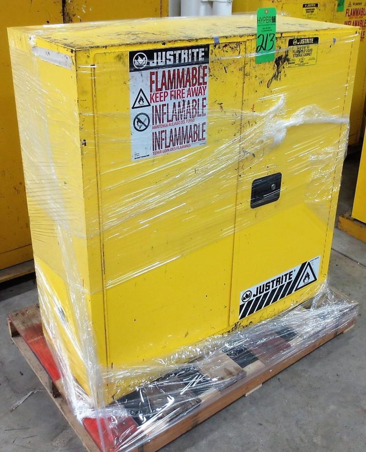 Justrite Flammable Storage Cabinet.**Lot Located at 2395 Dakota Drive, Grafton, WI 53024**