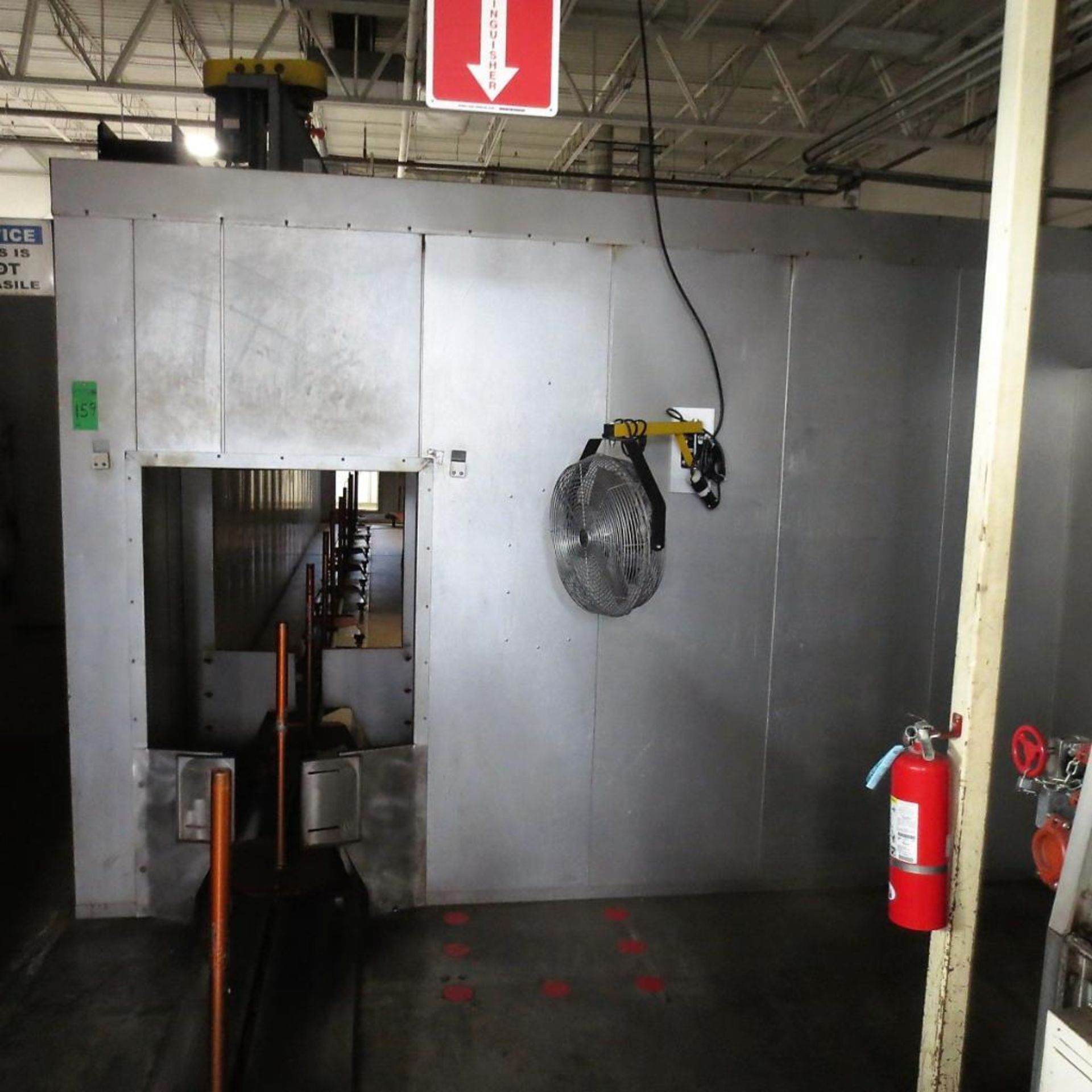 Paint Line with Conveyorized Floor Type Chain, IHEI Gas Fired Oven, Stainless Steel Water Wash Paint - Image 6 of 72