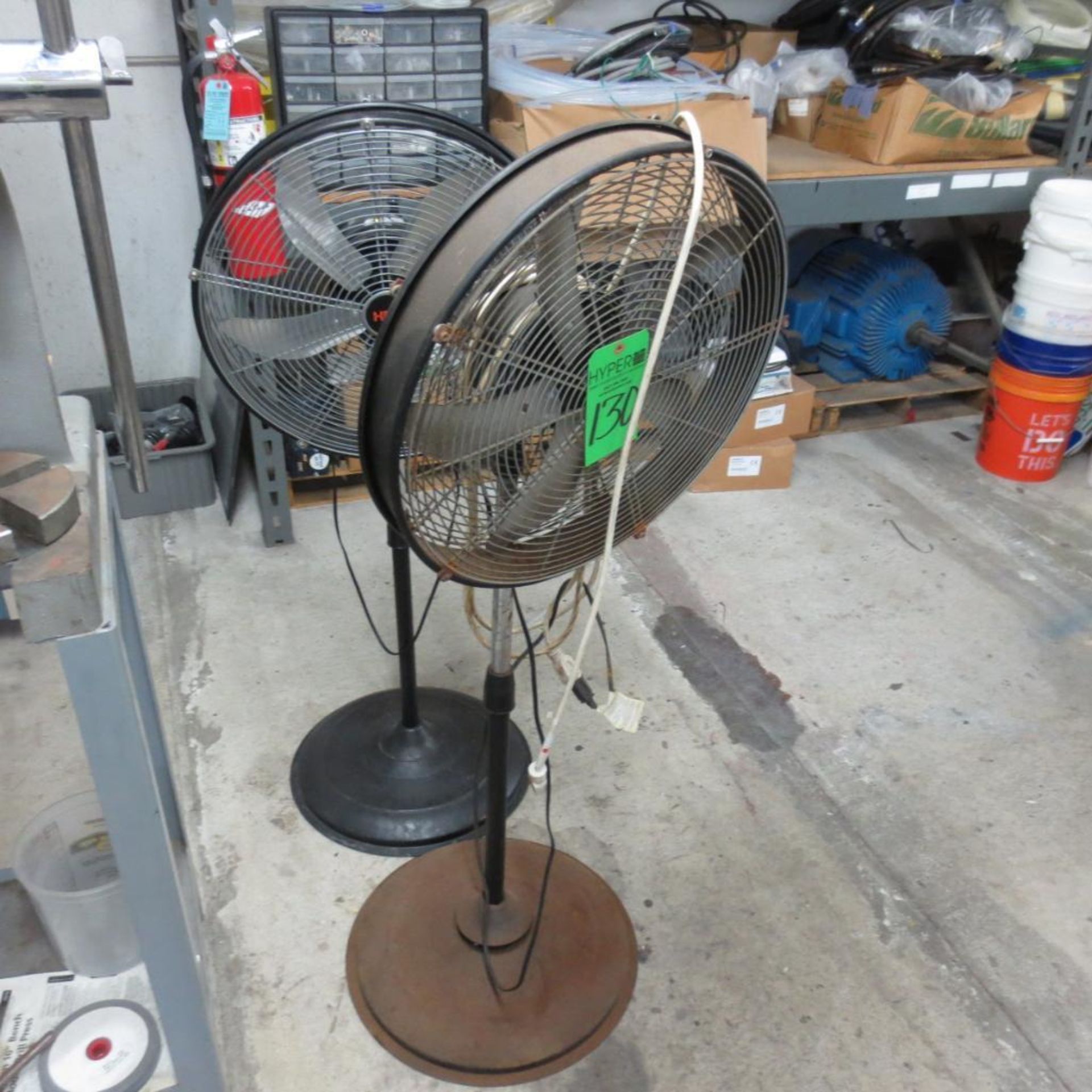 (2) HDX 20" Shop Fans ( Loc. On Mezzanine buyer responsible for load out).**Lot Located at 2395 Dako