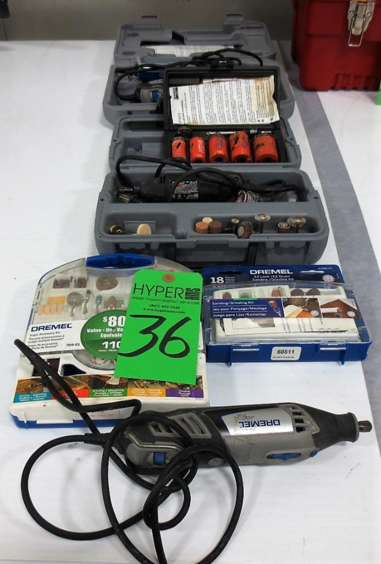 (3) Dremel and Kits.**Lot Located at 2395 Dakota Drive, Grafton, WI 53024**