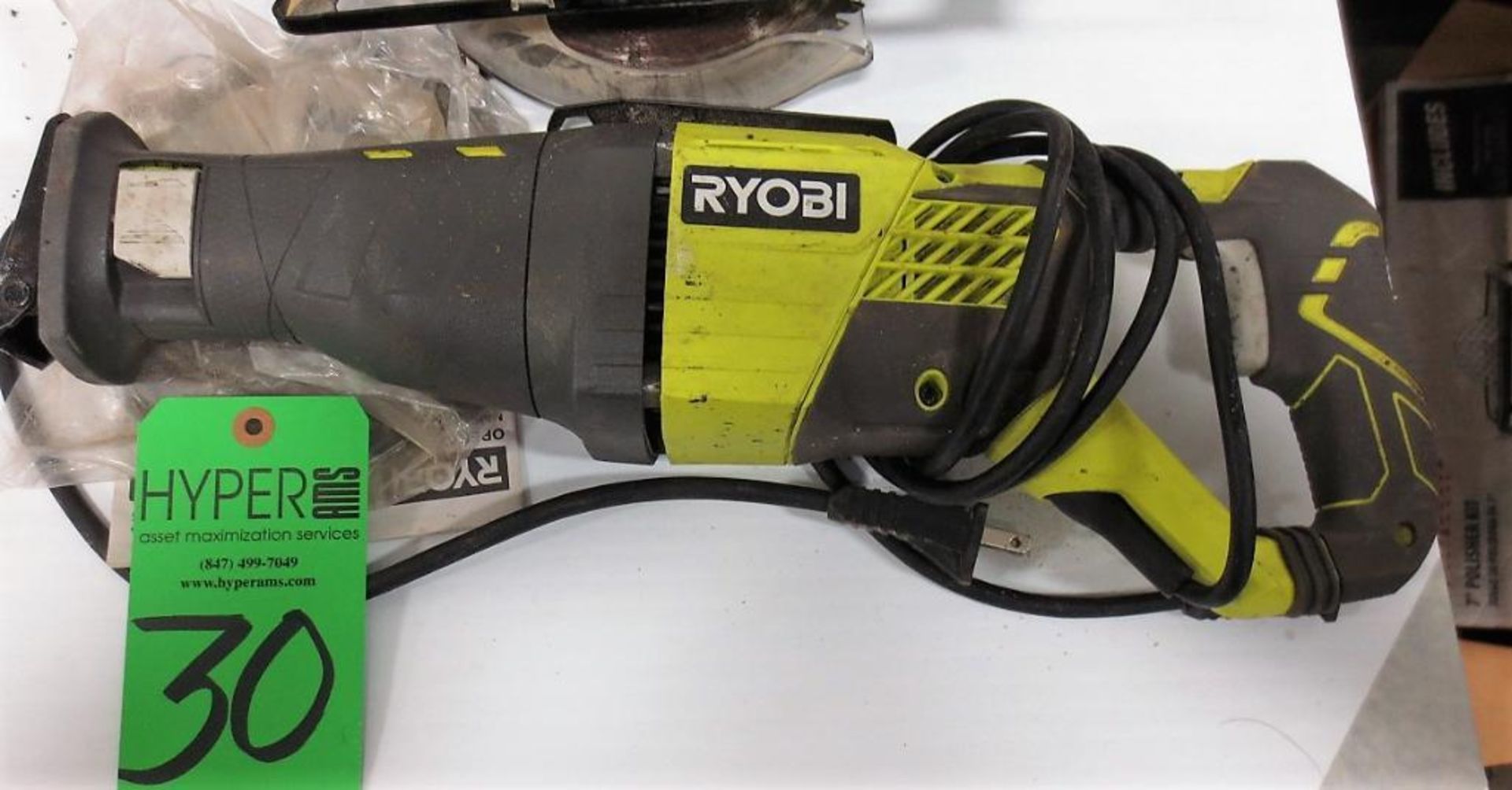 Ryobi Saw All and 7 1/4 Circular Saw.**Lot Located at 2395 Dakota Drive, Grafton, WI 53024** - Image 2 of 3