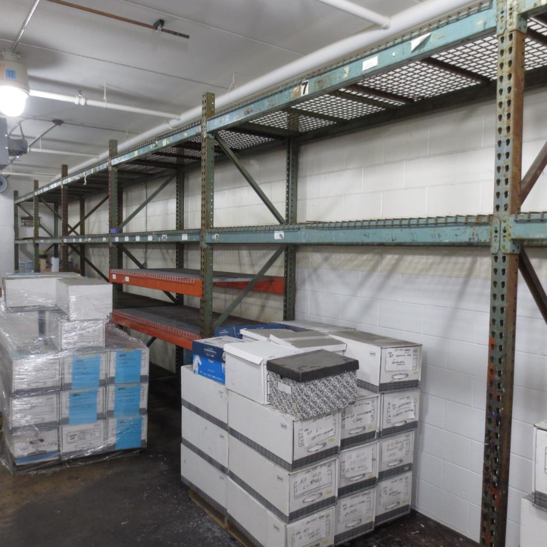 (6) Section of Pallet Racking, 7 Legs 10' X 3', 41 Cross Beams 7'.**Lot Located at 2395 Dakota Drive - Image 2 of 2