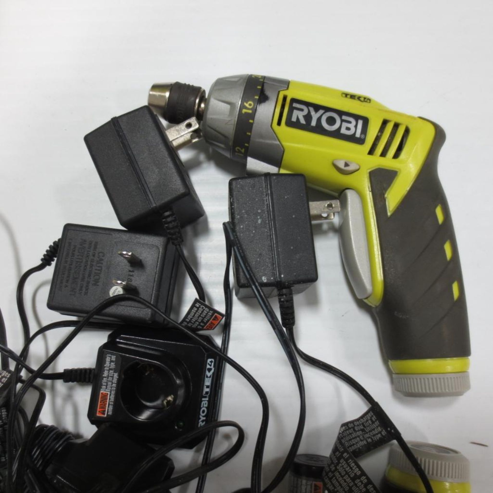 (2) Ryobi 4V Drills and Chargers.**Lot Located at 2395 Dakota Drive, Grafton, WI 53024** - Image 3 of 3