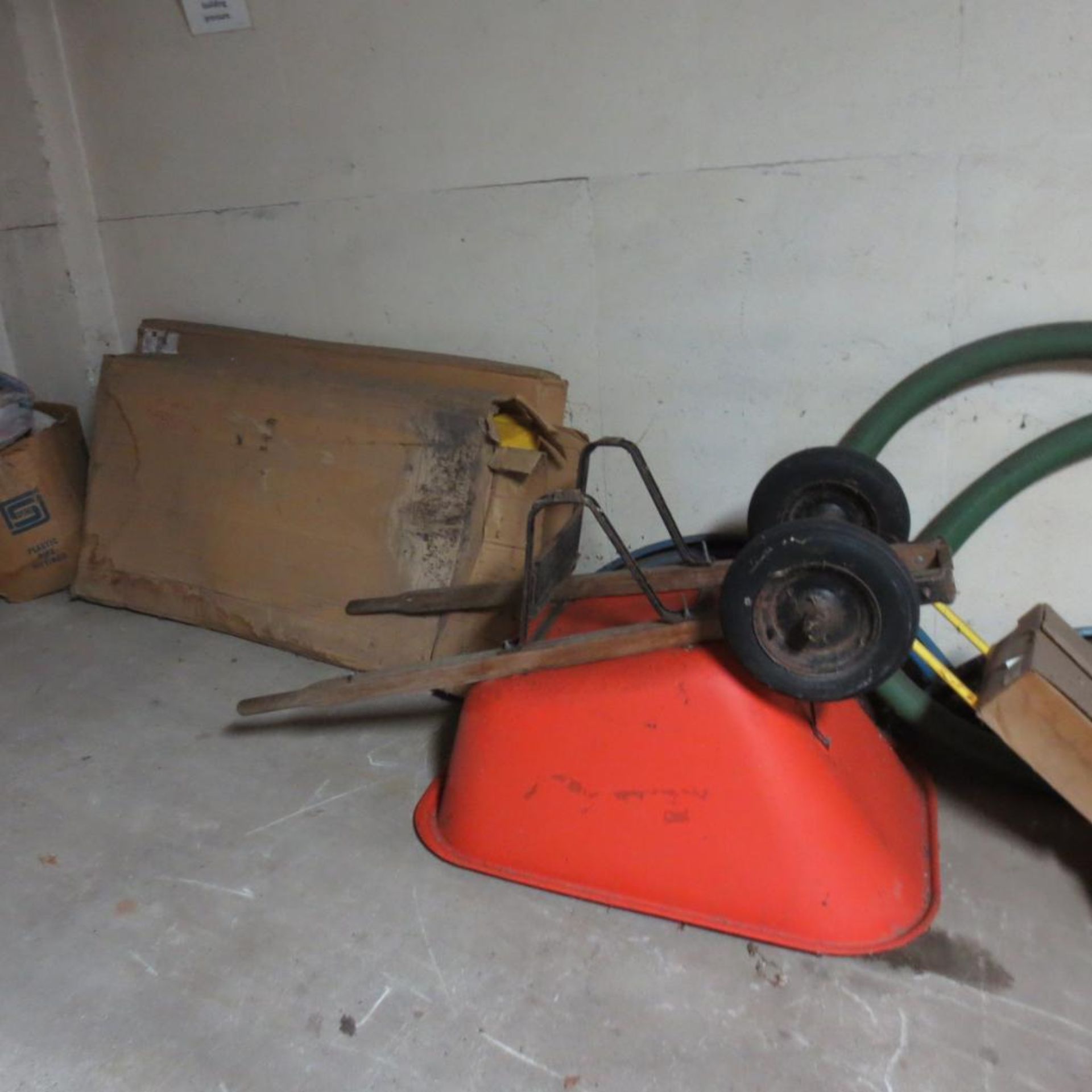 Wheel Barrel, Brooms and Shovels ( Loc. In Basement ).**Lot Located at 2395 Dakota Drive, Grafton, W - Image 2 of 2