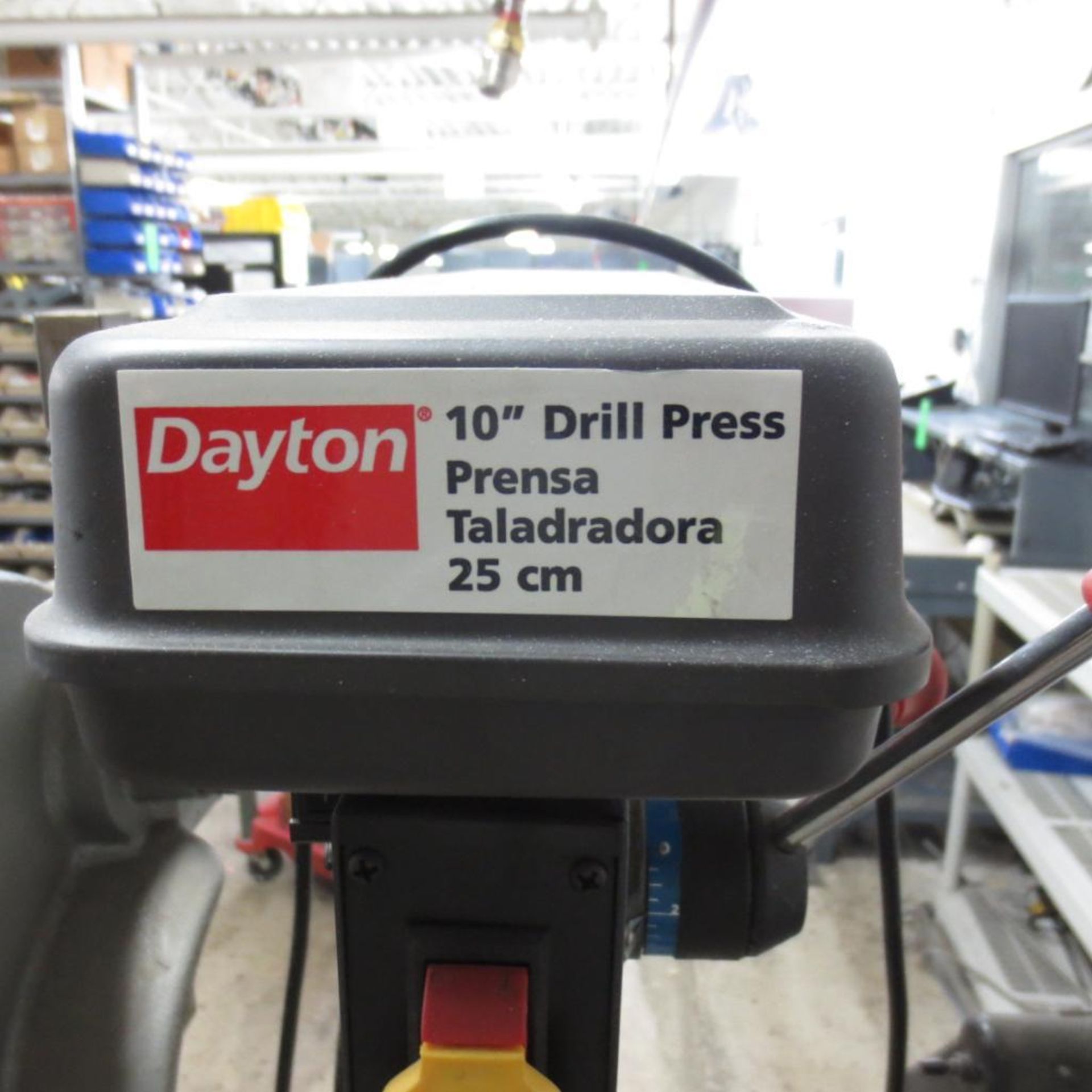 Stand With Arbor Press and Dayton 10" Drill Press Model 16N196, 120V, 1 PH ( Loc. On Mezzanine buyer - Image 5 of 5