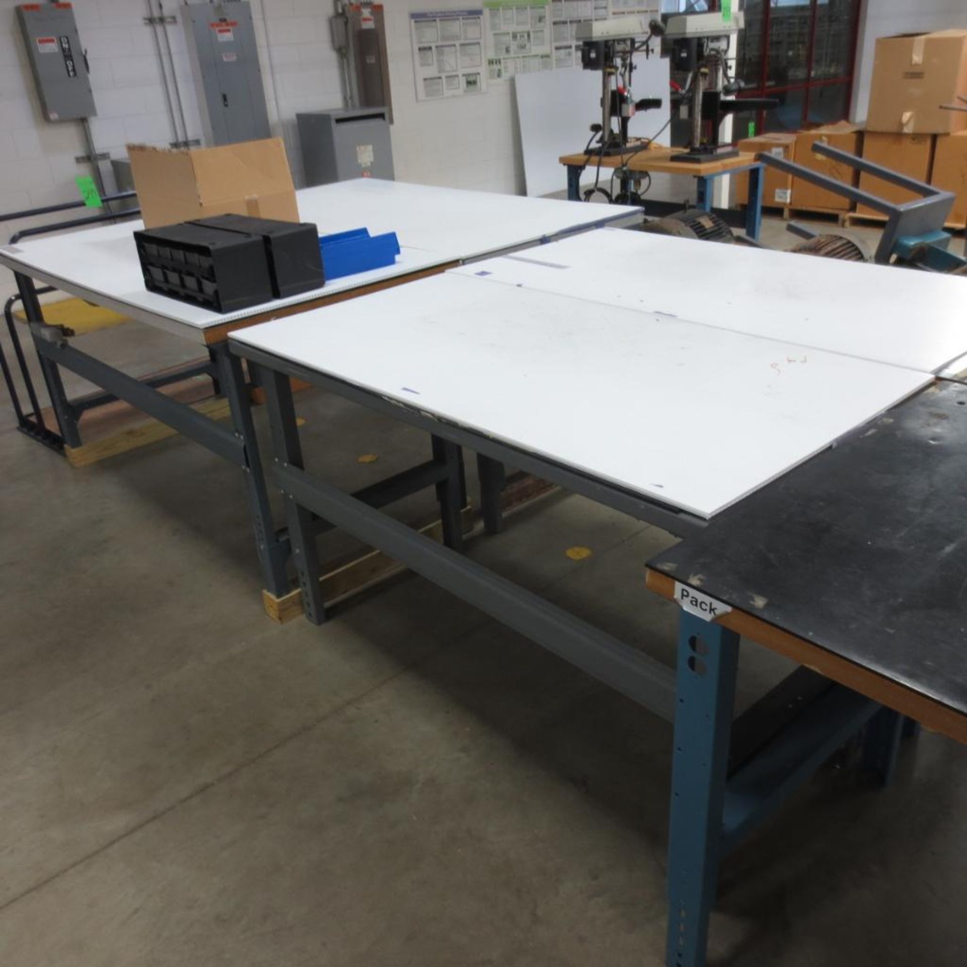 (7) Work Benches and Stand.**Lot Located at 2395 Dakota Drive, Grafton, WI 53024** - Image 4 of 6