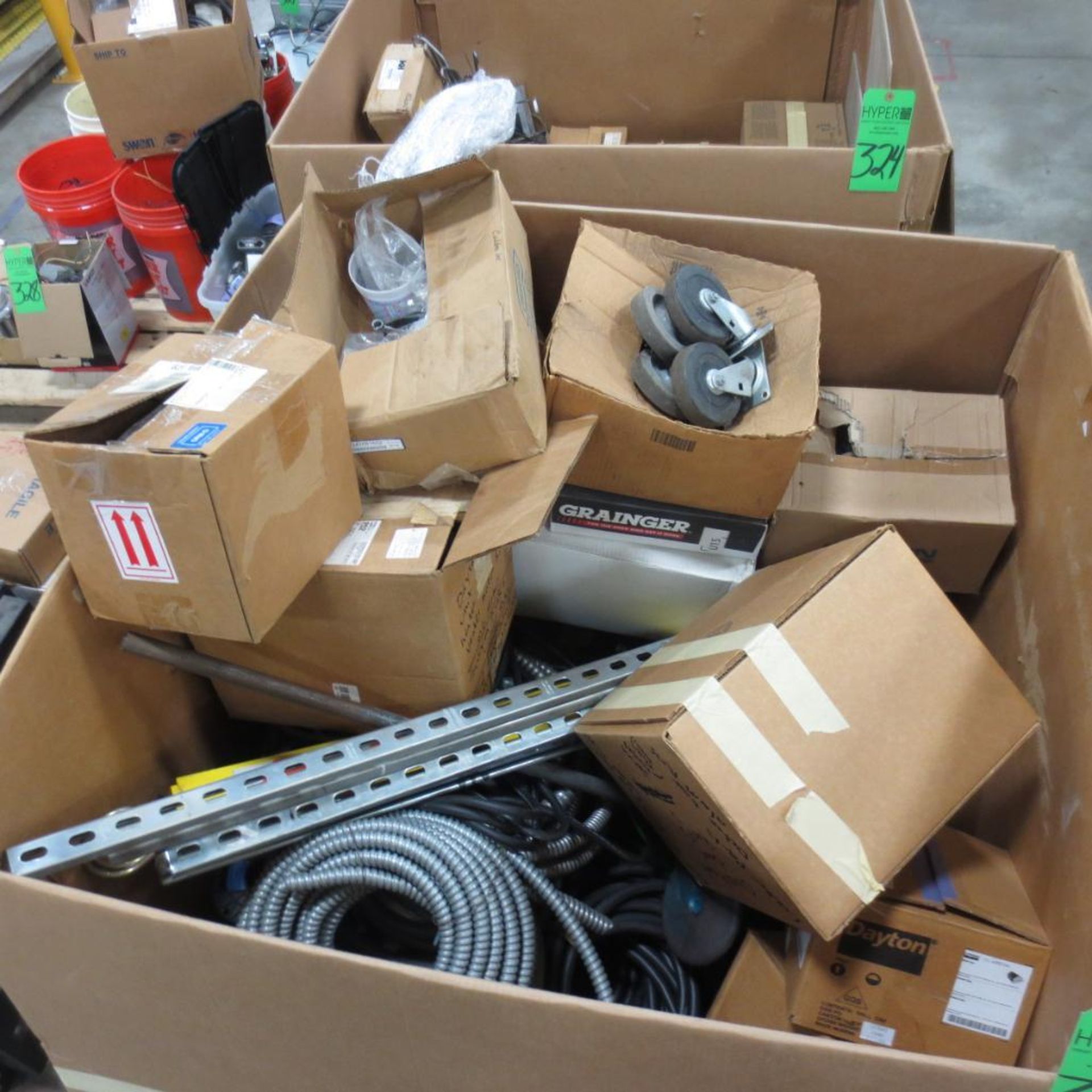 Casters, Moto Kits, BX for Wire and Parts.**Lot Located at 2395 Dakota Drive, Grafton, WI 53024** - Image 2 of 8