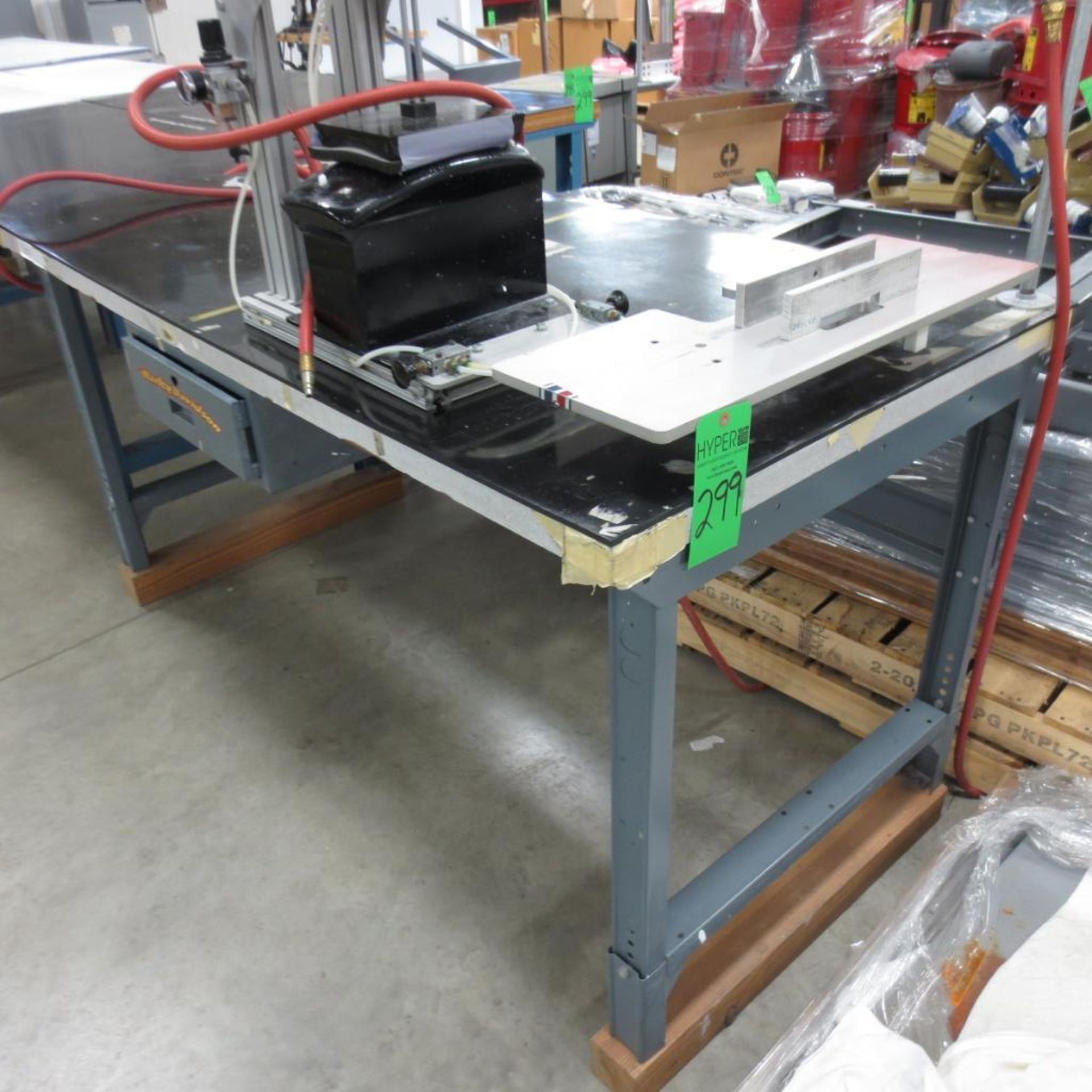 (7) Work Benches and Stand.**Lot Located at 2395 Dakota Drive, Grafton, WI 53024** - Image 3 of 6