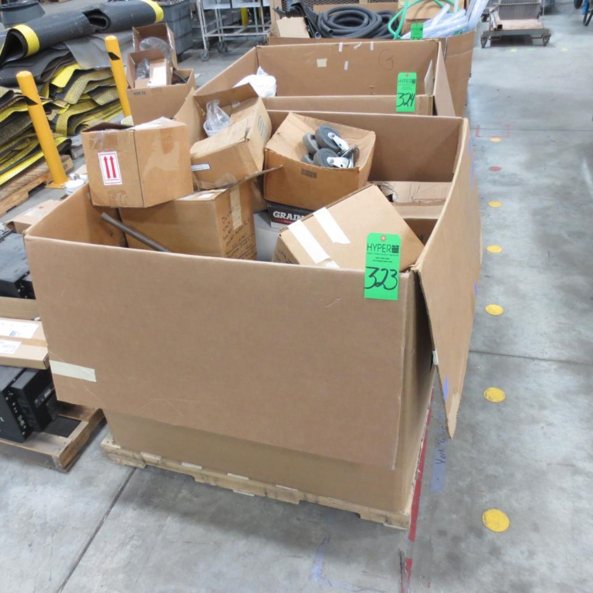 Casters, Moto Kits, BX for Wire and Parts.**Lot Located at 2395 Dakota Drive, Grafton, WI 53024**