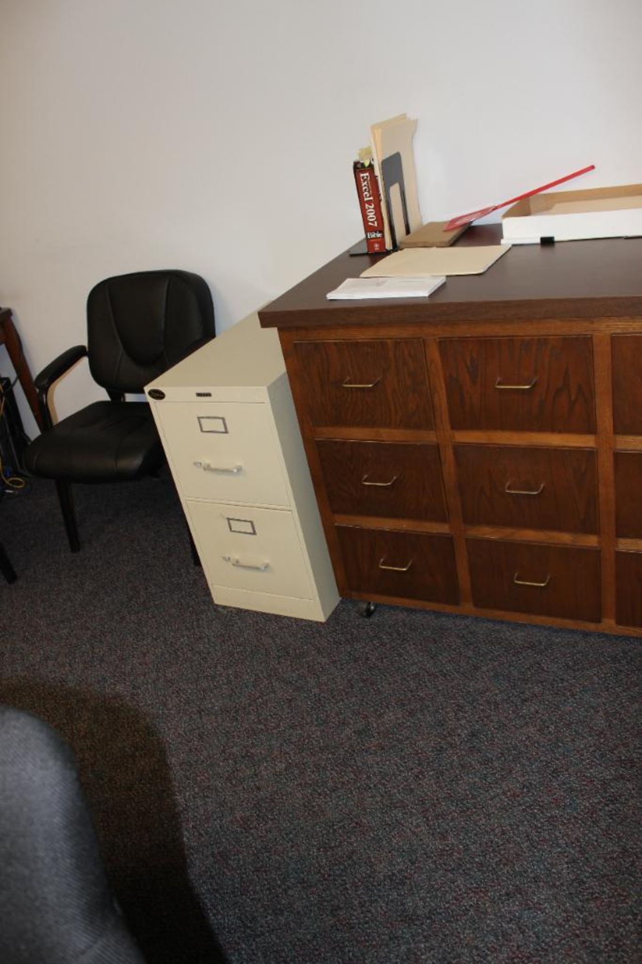 Office w/ desk, 4 chairs, file cabinets & Dell computers - Image 11 of 11