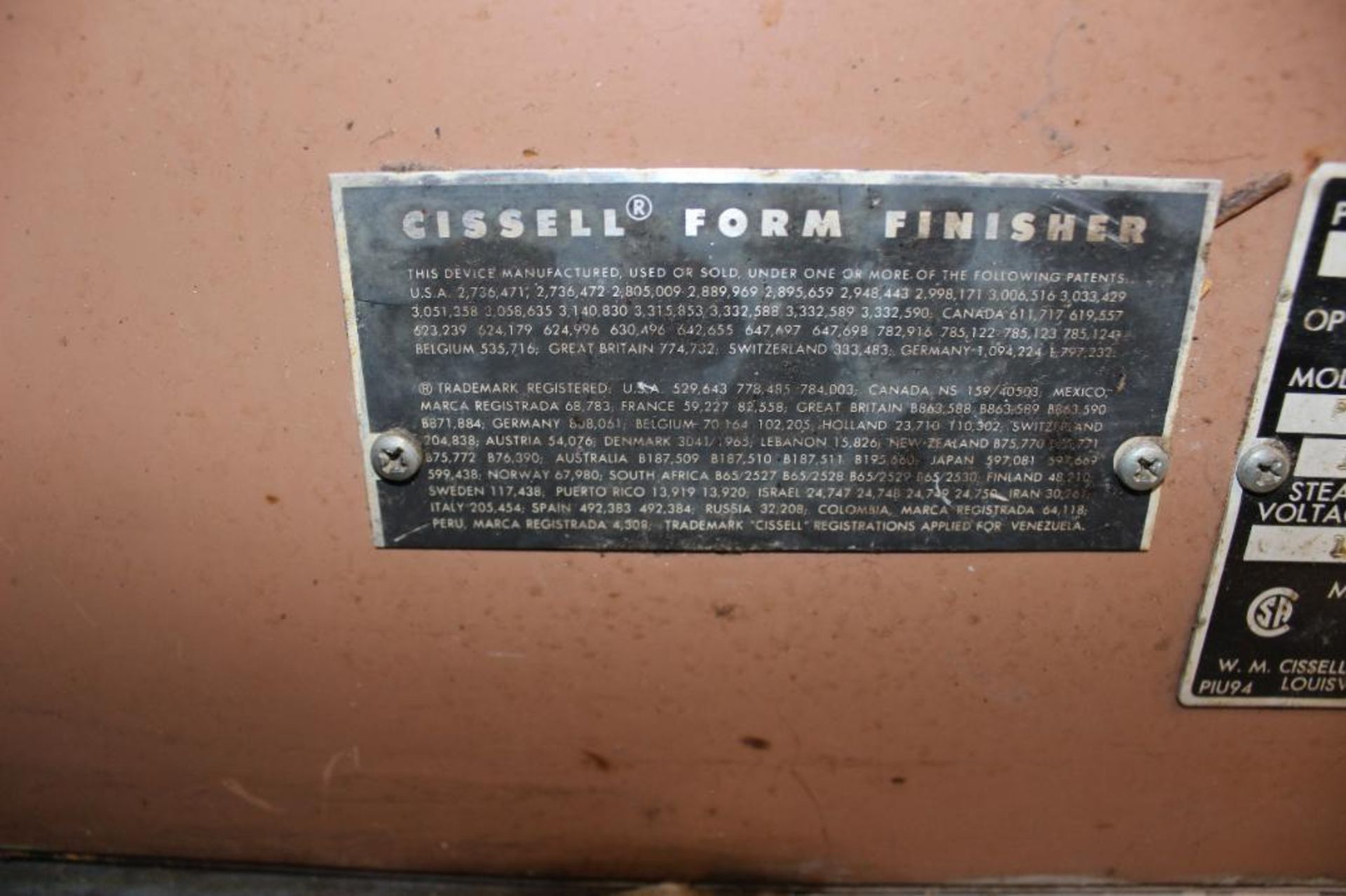 WM Cissell form finisher product AHB-10 model FFCD s/n 56298 - Image 3 of 6