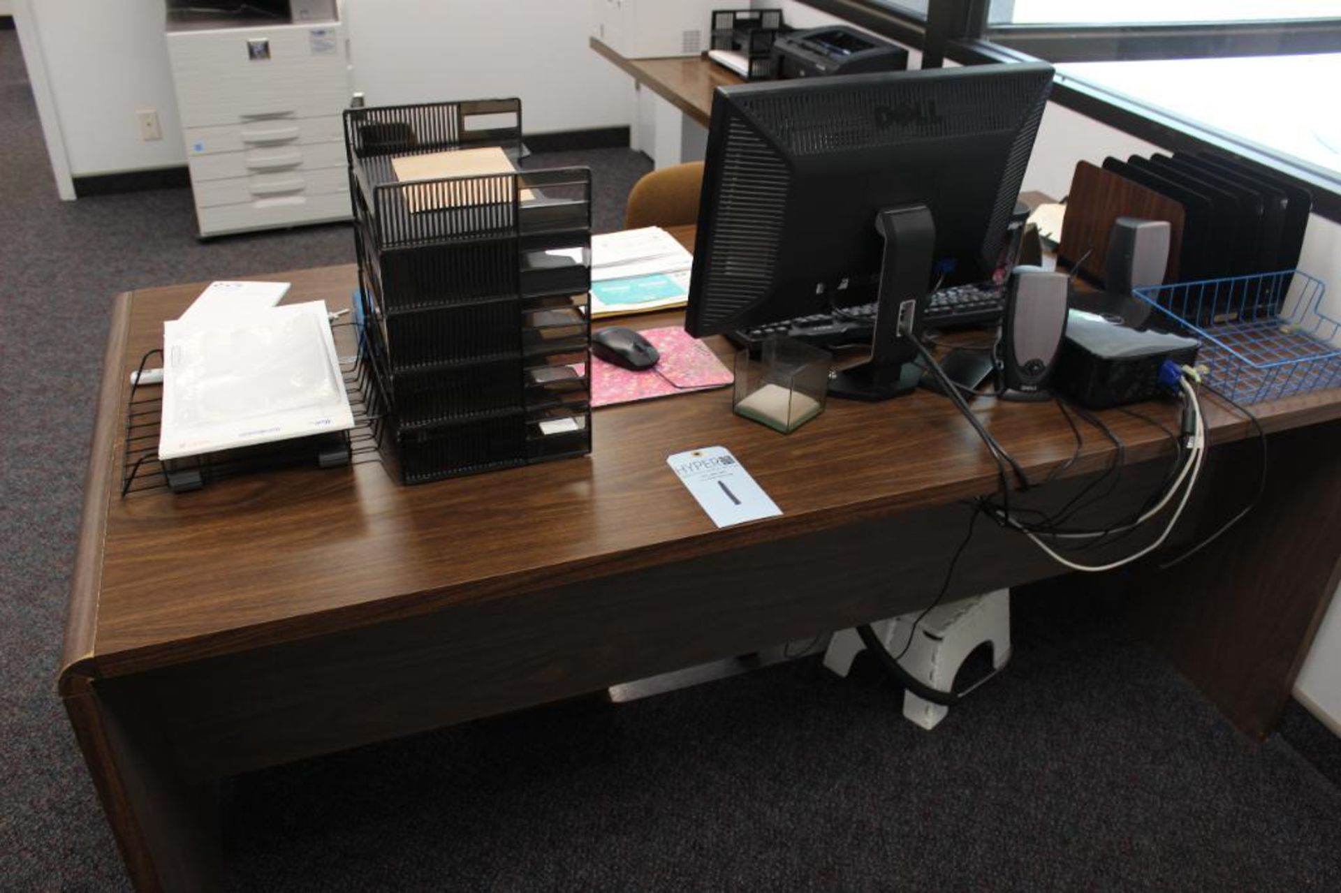 Office equipment includes desk, chair,Dell computer,hp printer model LaserjetnP1102W & Canon Faxphon