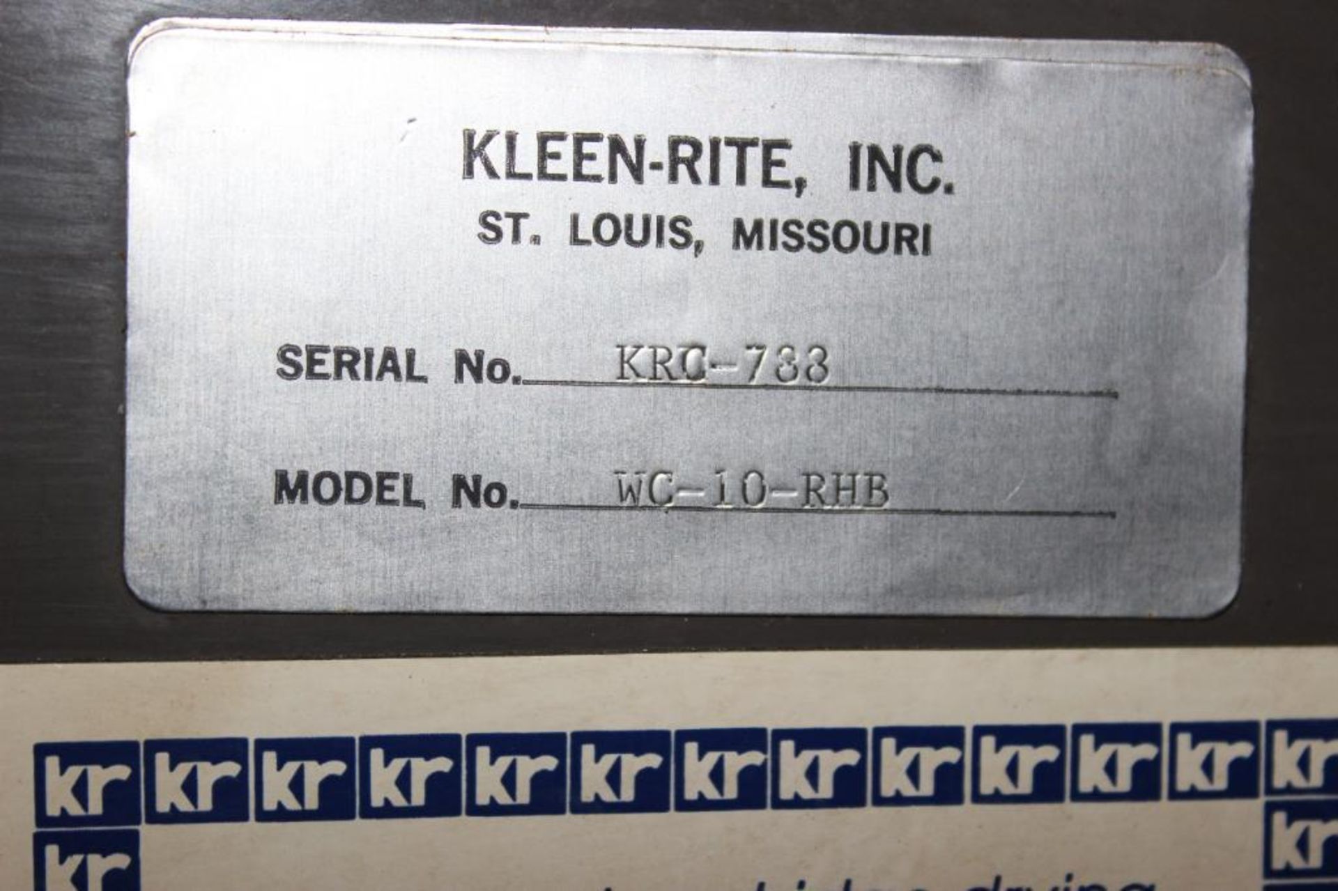 Kleen-Rite model WC-10 RHB chiller - Image 3 of 5