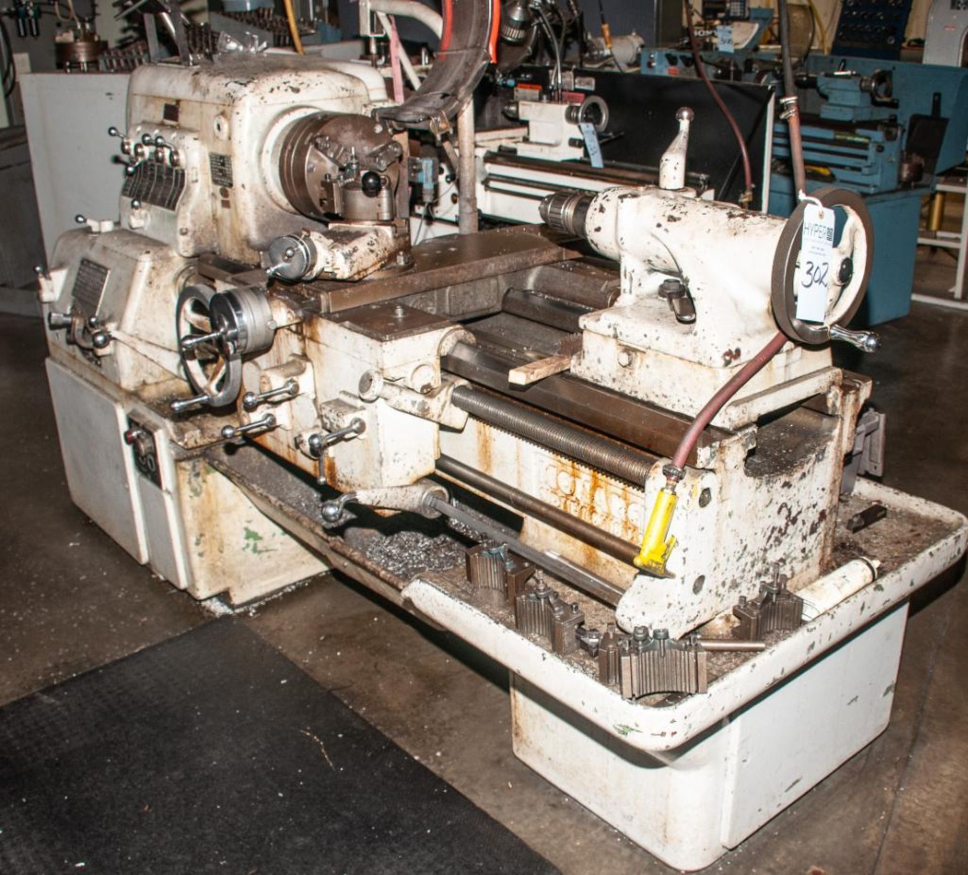 Monarch 16" Lathe, s/n 31432, 30" Between Centers. 18.5" Swing, Set True 6363 03, 10" 3-Jaw Chuck, A