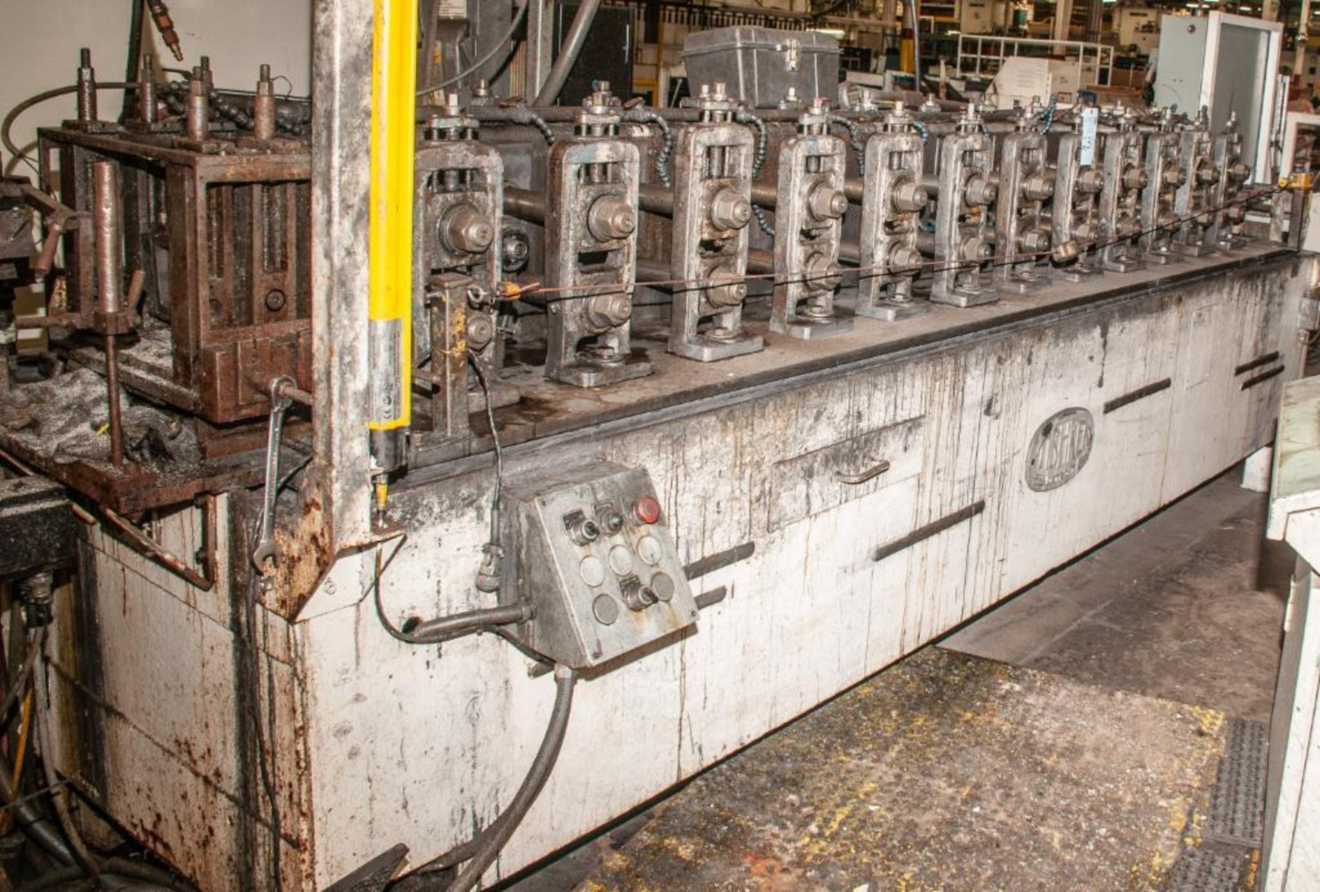 Roll Forming Line Consisting of; Tishkin Roll Former 12 Stand, 12MH 2", s/n 12281-566, Stands CTr-Ct