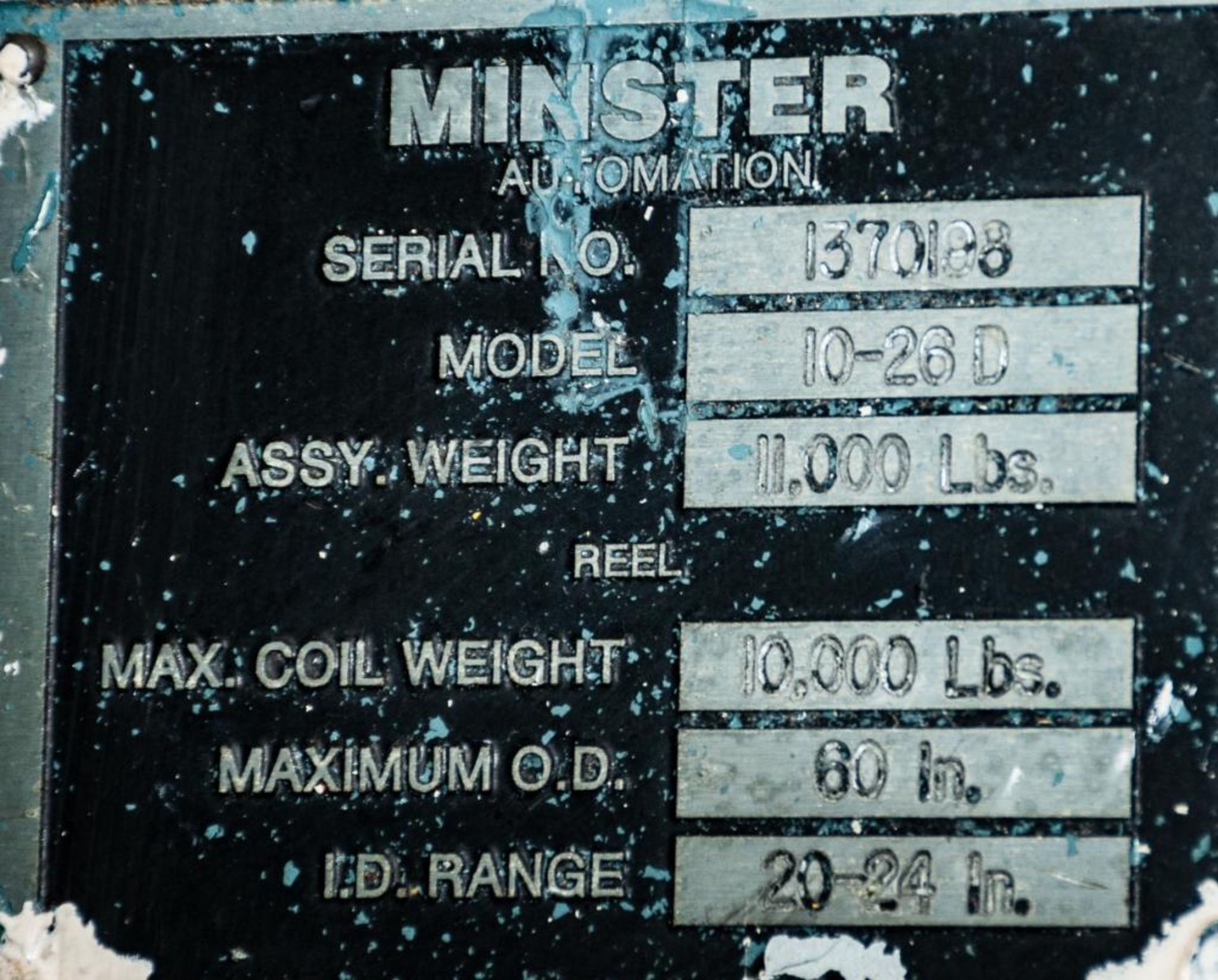 Minster E2.600-120-54, s/n E2-600-27159, 600 Ton, Bolster 120 x 54, 0-60 Strokes/Min. 6" Slide Adjus - Image 6 of 14