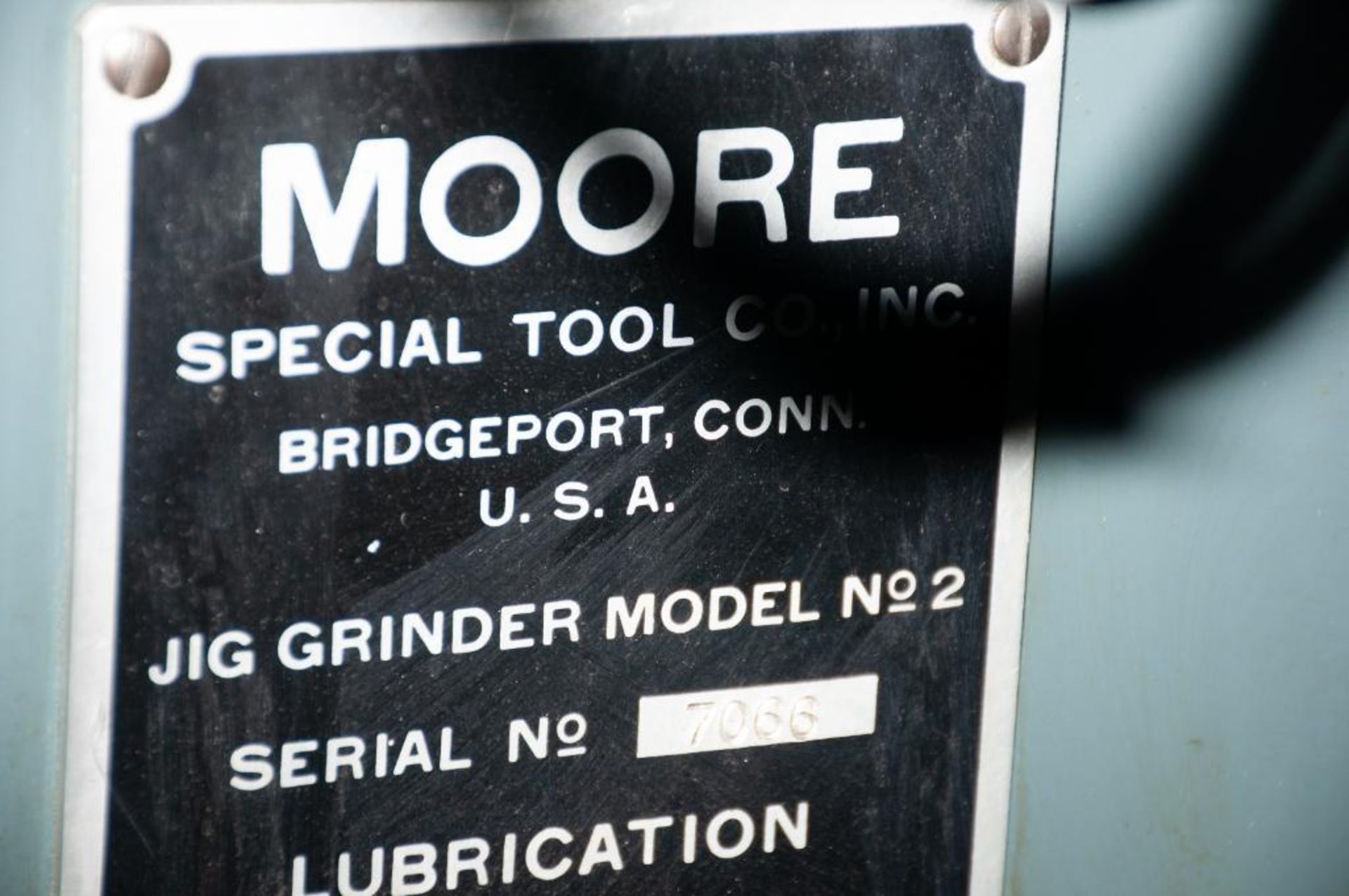 Moore Jig Grinder No.2, s/n 7066, 10 x 19" Bed - Image 5 of 6