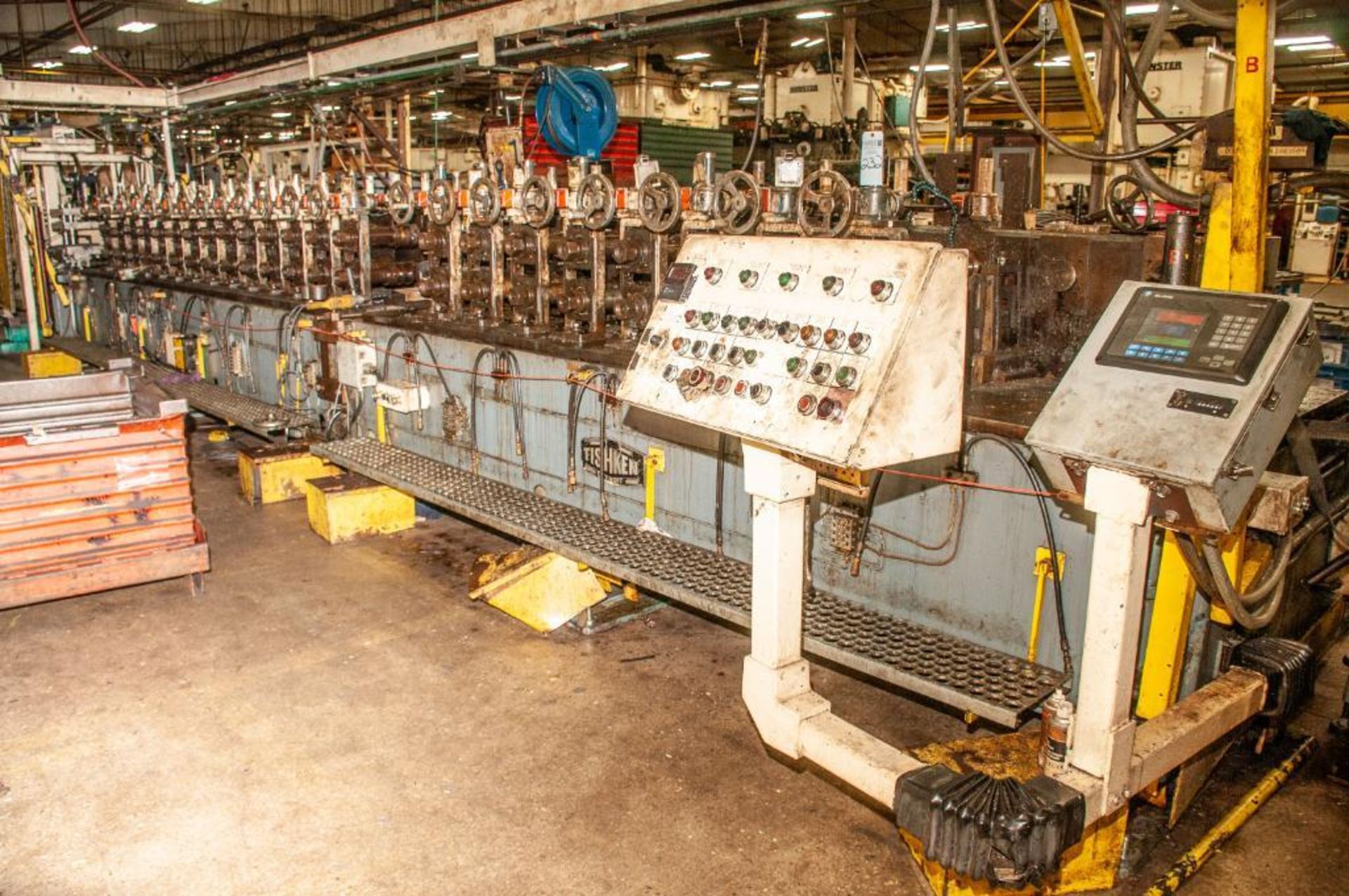 Roll Forming Line Consisting of; Tishkin 24HW Roll Former, S3 1/2, s/n's 2193 299 & 21939 299, 24 St