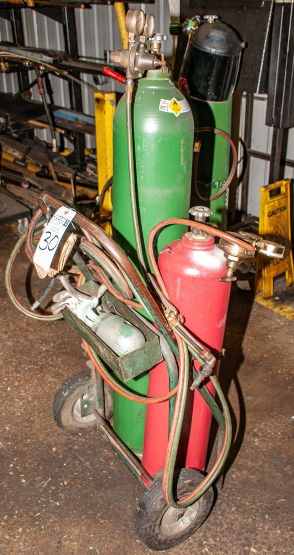 OKI Cylinder Truck CTR-10 w/ Regulators, Hose, Torch, Gas Cylinders NOT Included