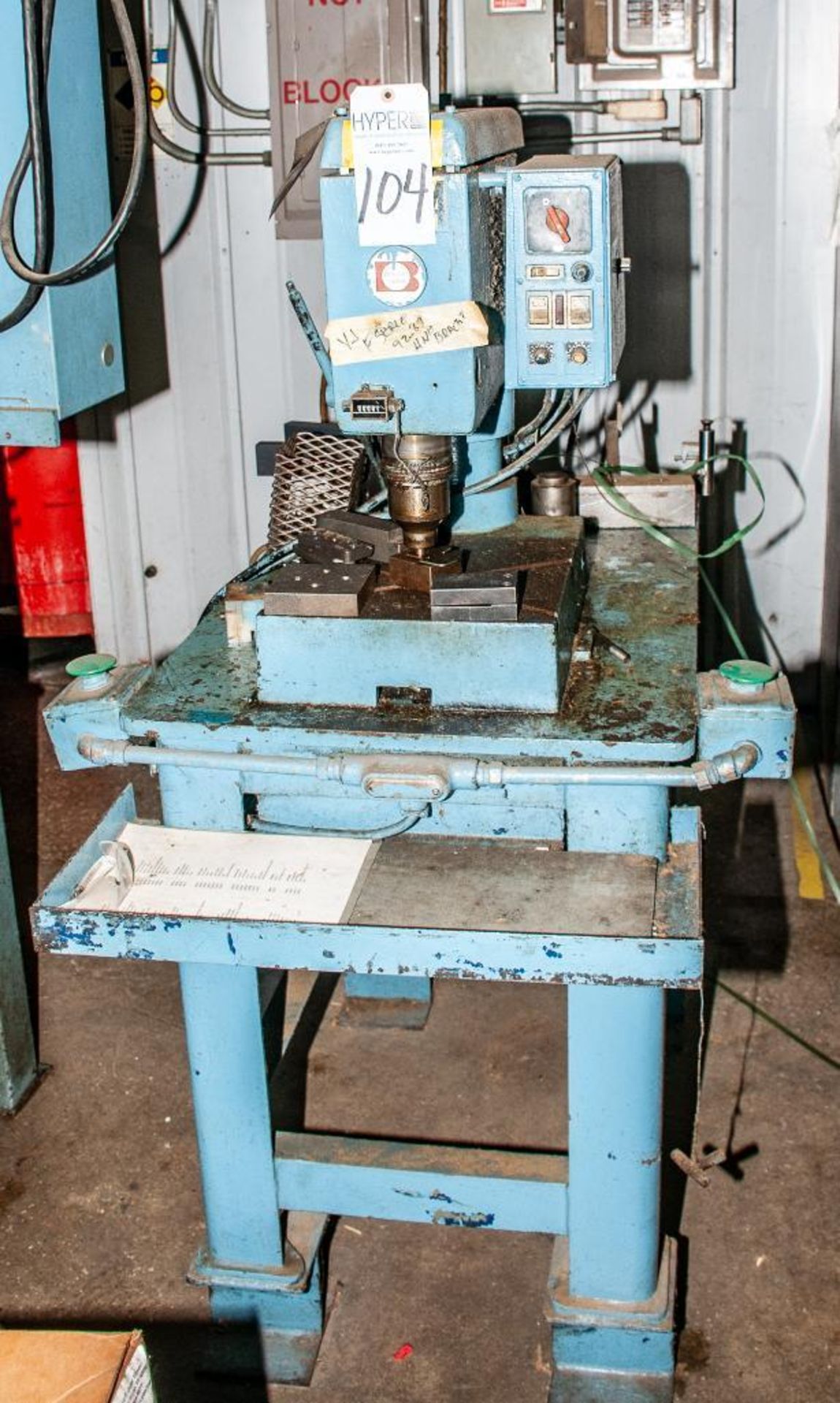 Bracker Radial RN 211 Radial Riveting Machine s/n 22052 On Stand