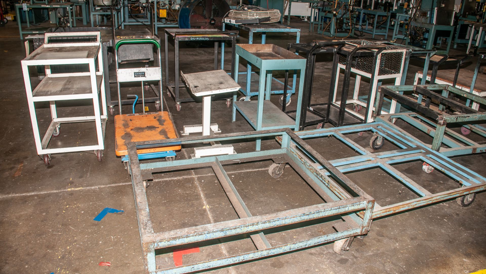 Steel Carts, Racks, Stands, Stools Etc. See Photos - Image 3 of 8