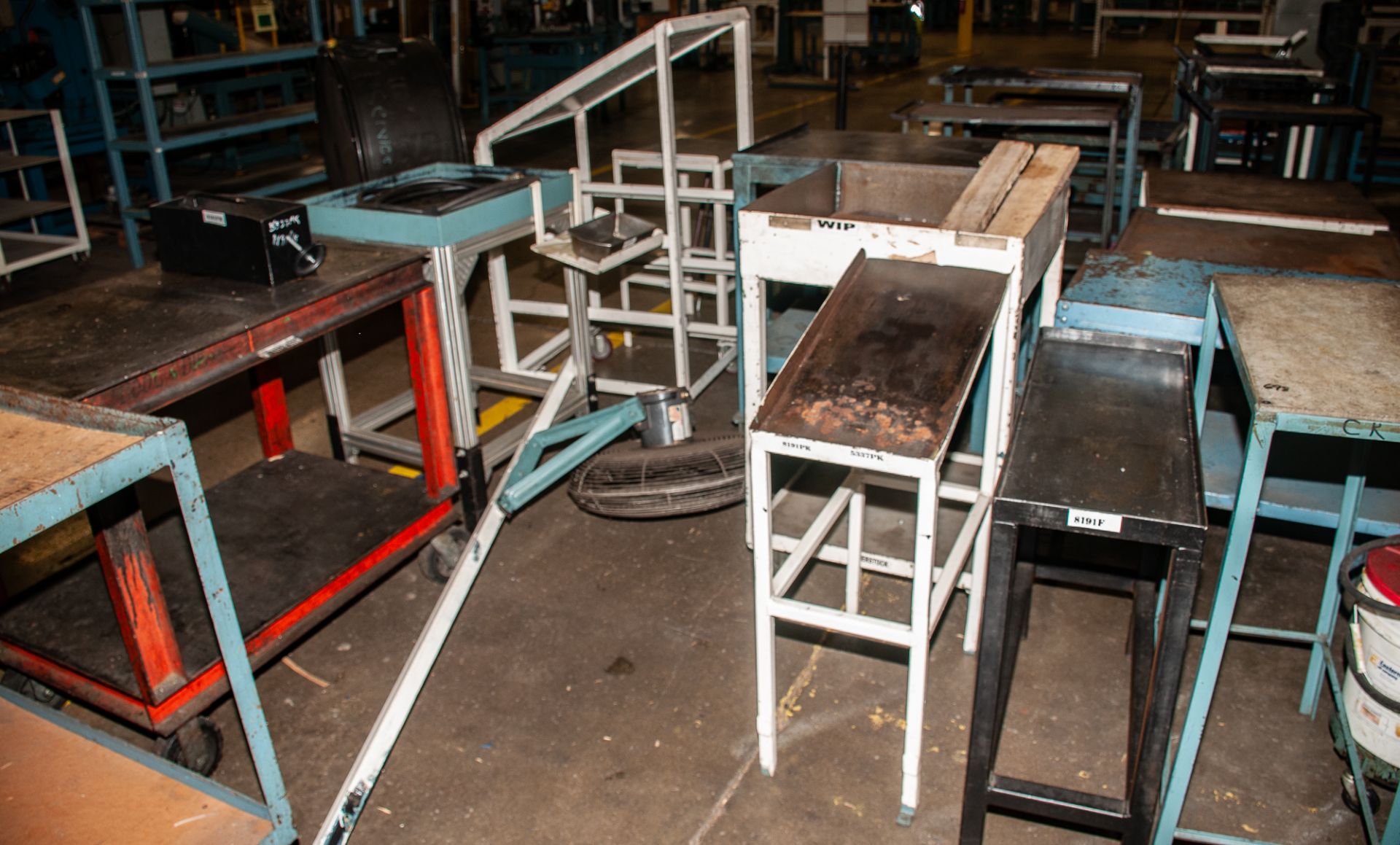 Steel Carts, Racks, Stands, Stools Etc. See Photos - Image 7 of 8