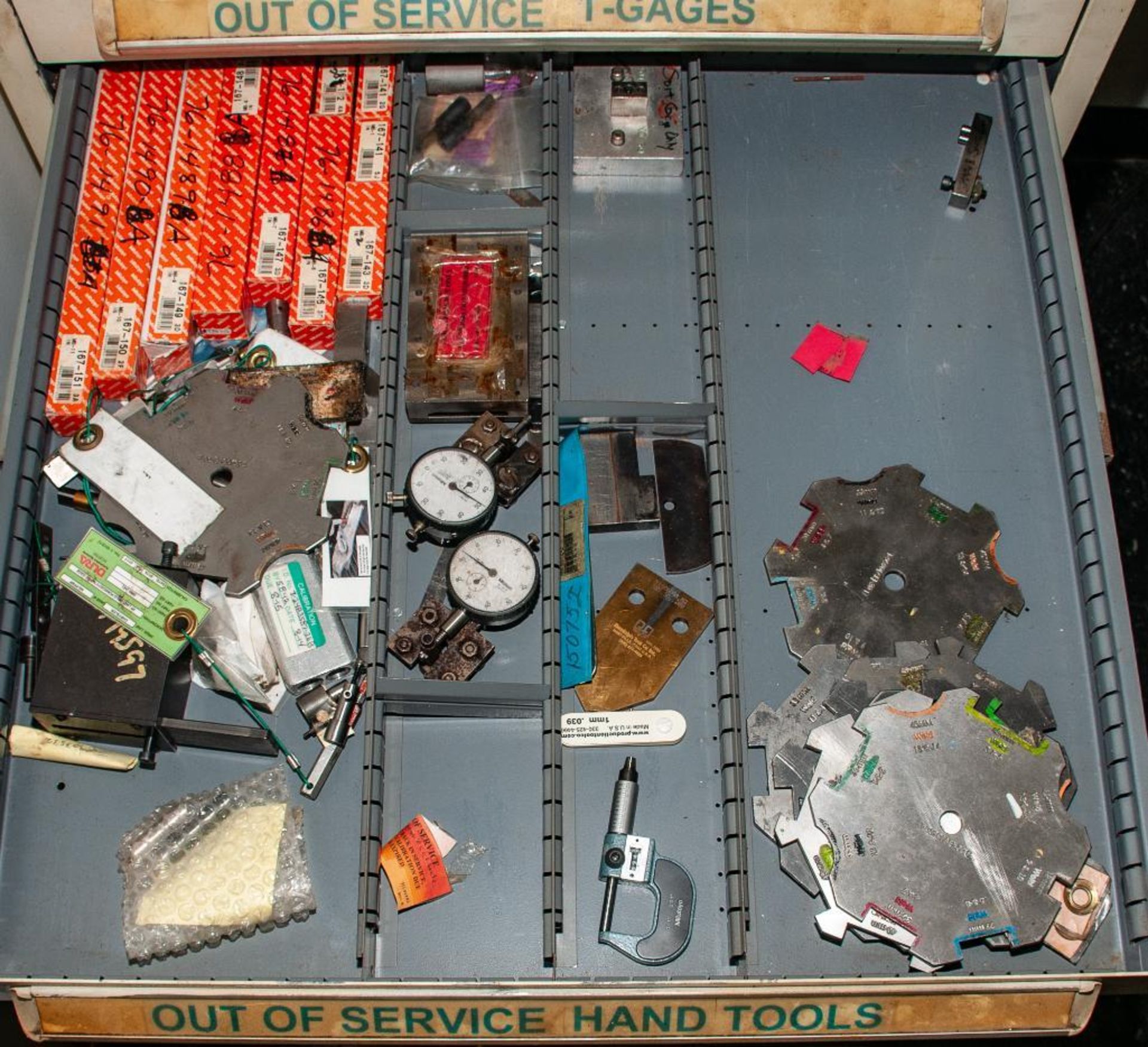 Vidmar Cabinet 15-Drawer, w/contents, Nuts. Bolts, Screws, Many out of service needs calibration Ite - Image 8 of 16