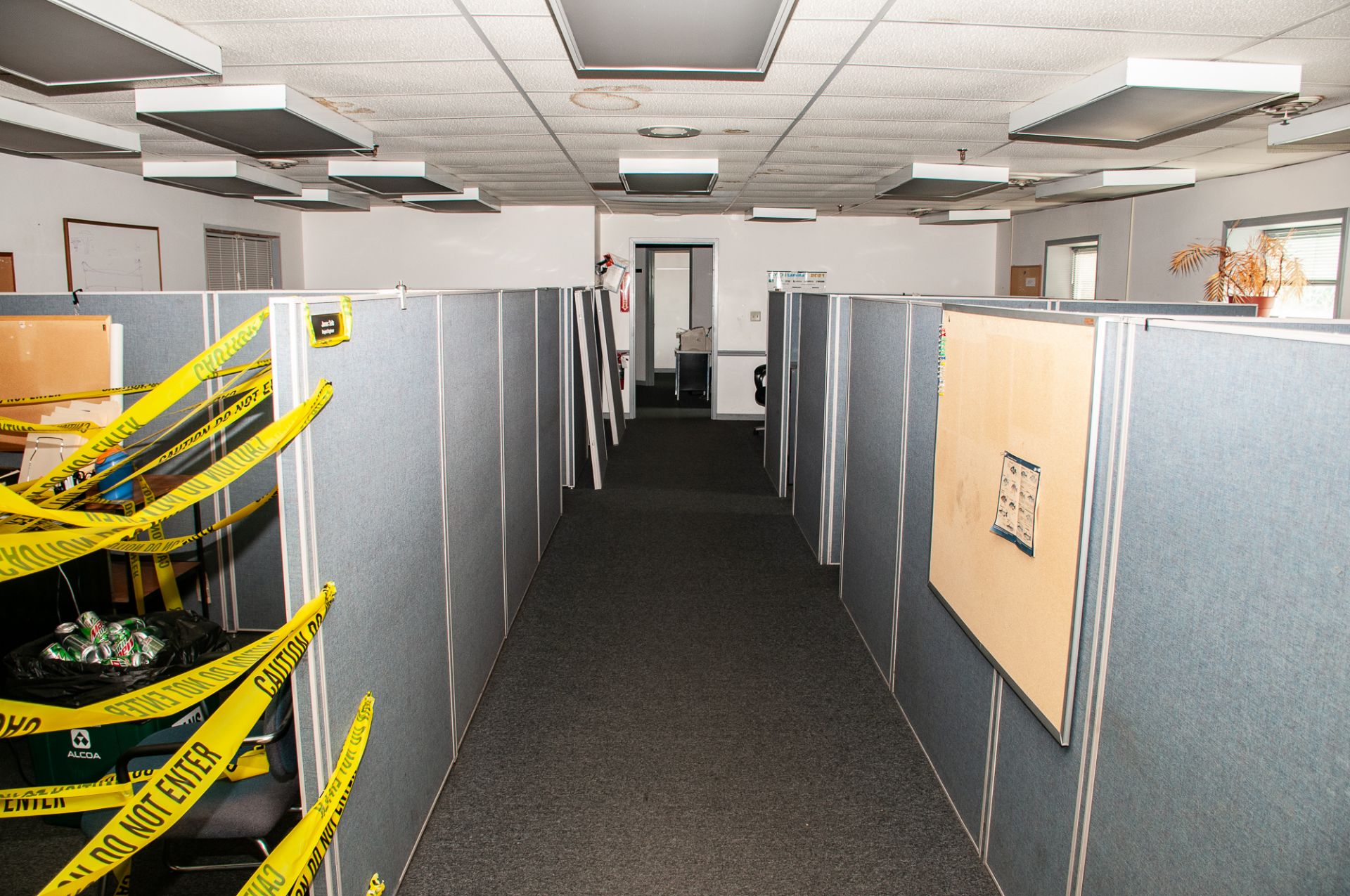 Office Furniture On Second Floor Front of Building, Microwave, Refridgerator, Desks Chairs, Filing C - Image 19 of 37