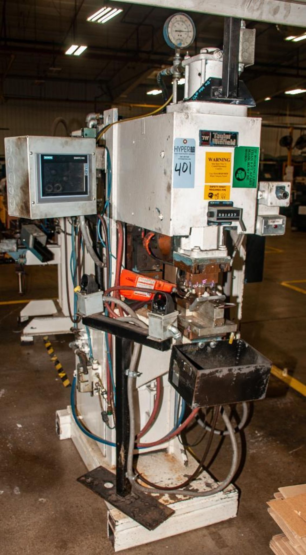 Taylor Winfield Spot Welder Type ENE-18-50, s/n 82133-A, 50 kva, 440v Genesis Automation Panel - Image 2 of 5