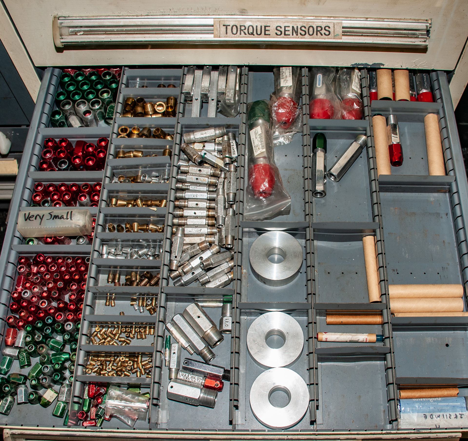 8-Drawer Cabinet w/ Contents, Load Cells, Clamps, Torque Sensors, Etc. See Photos. Does NOT Include - Image 5 of 9