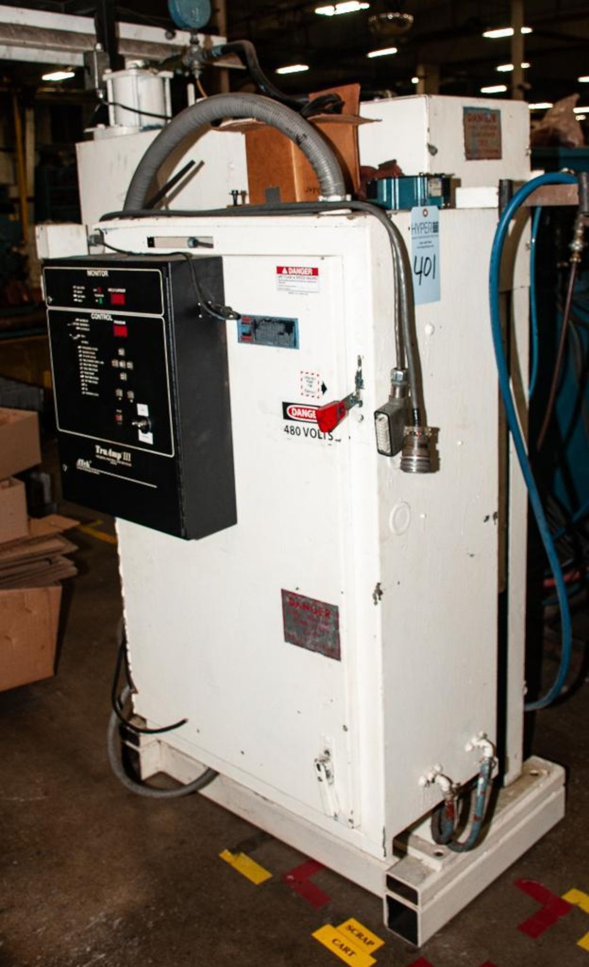 Taylor Winfield Spot Welder Type ENE-18-50, s/n 82133-A, 50 kva, 440v Genesis Automation Panel