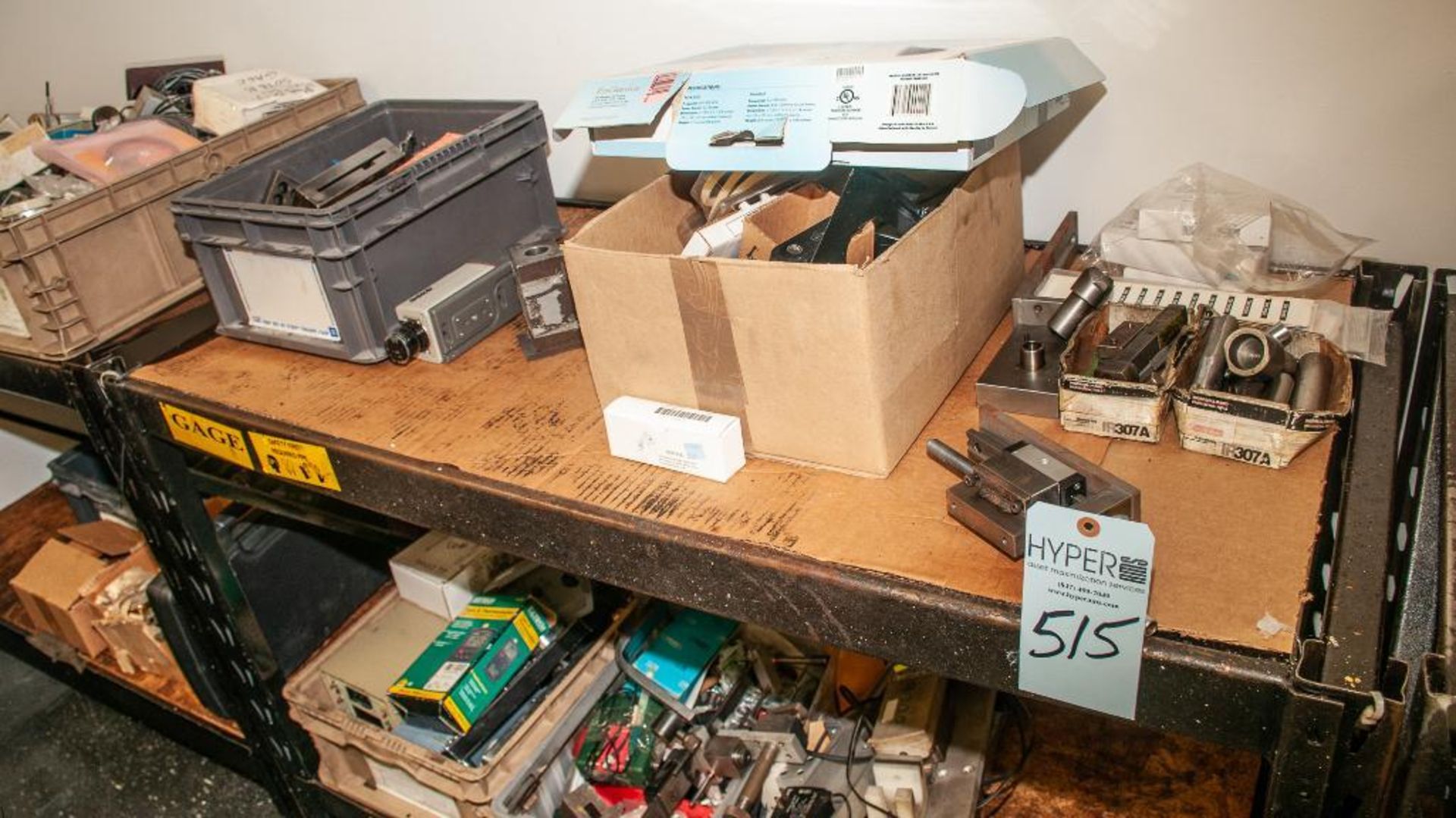 (3) Short Shelving Units w/ Contents, Marsh Stencil Machine, Small Lamintaor, Office Supplies, Misc. - Image 4 of 7