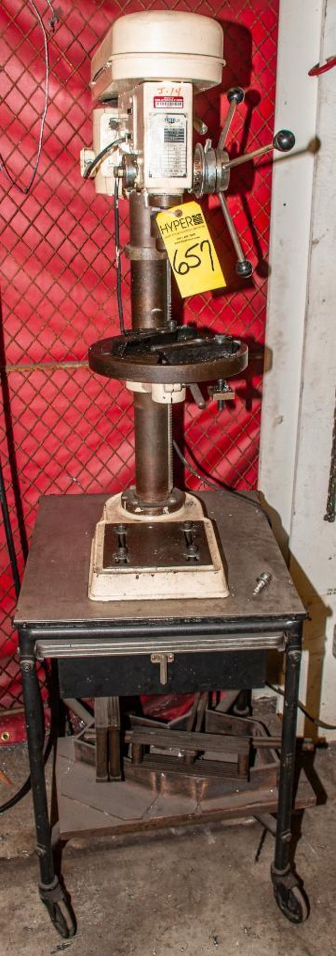 Orscheln Table Top Drill press Type RDM-100A, 14 1/2" Swing, 1/2 hp