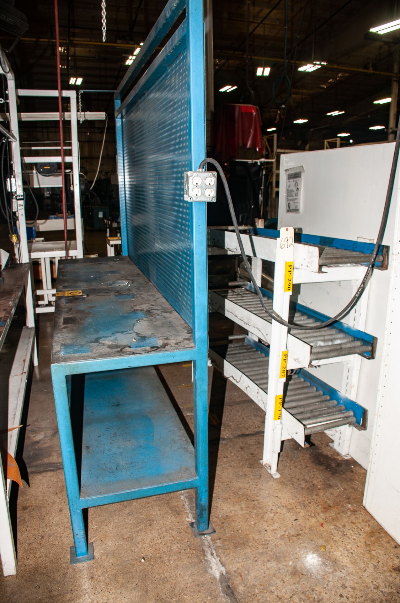 Various Workbenches, Whiteboard, Carts, Mini Safe - Light curtains, Fans, etc. See Photos - Image 9 of 16